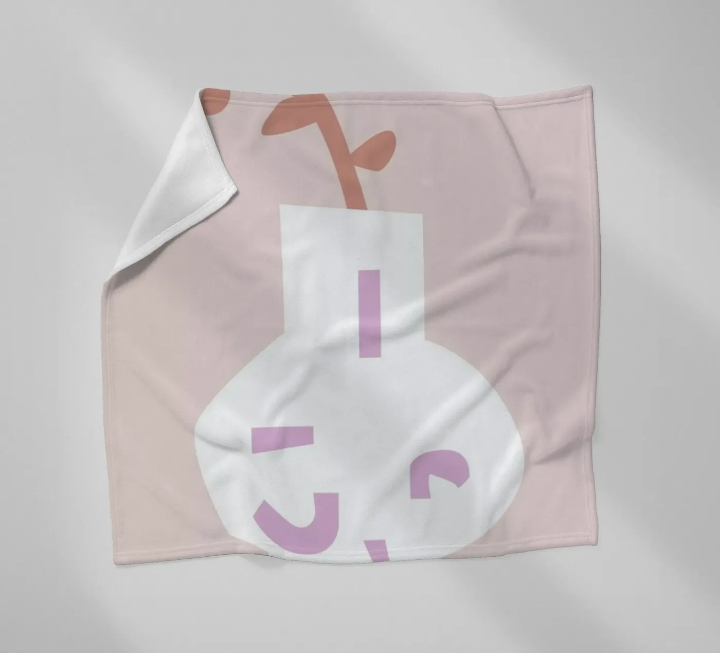 Blomma coperta in pile da Helena Ravenne