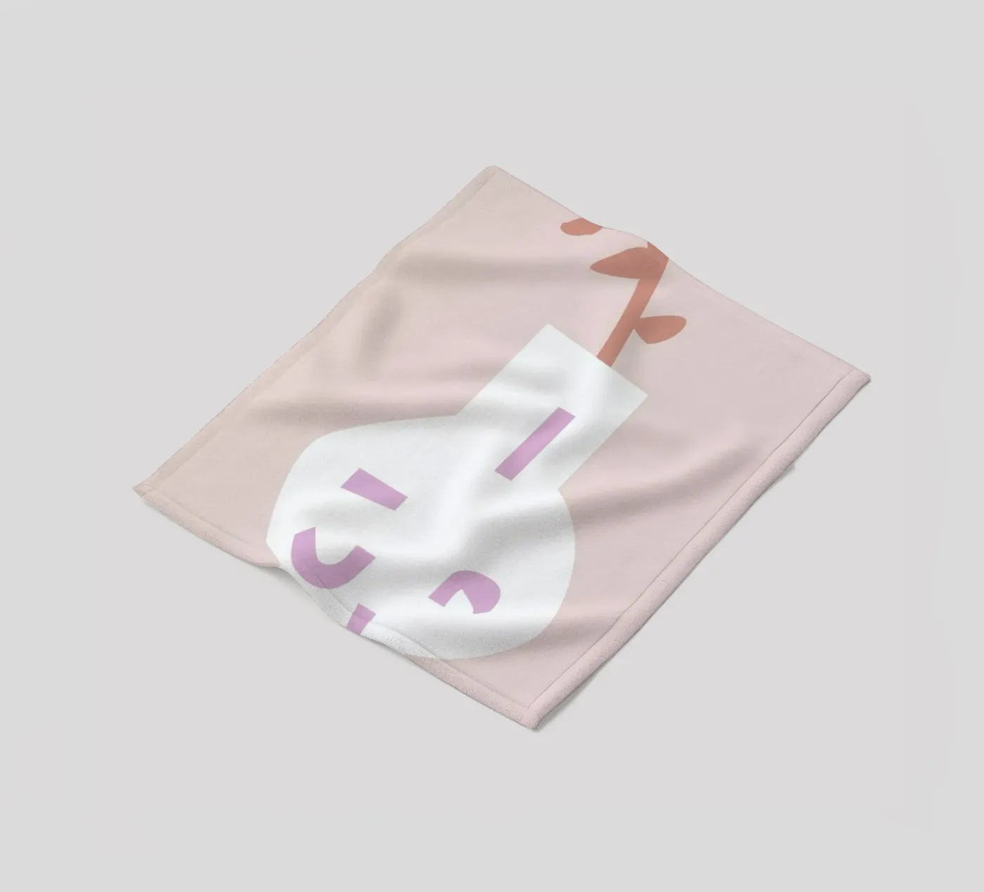 Blomma coperta in pile da Helena Ravenne