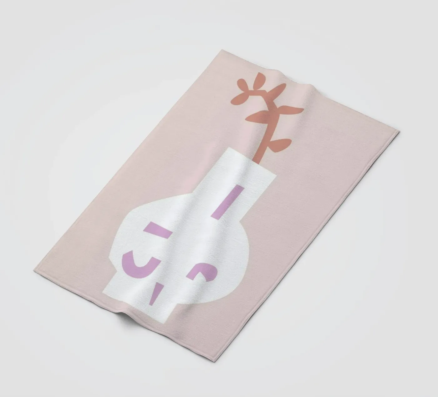 Blomma coperta in pile da Helena Ravenne