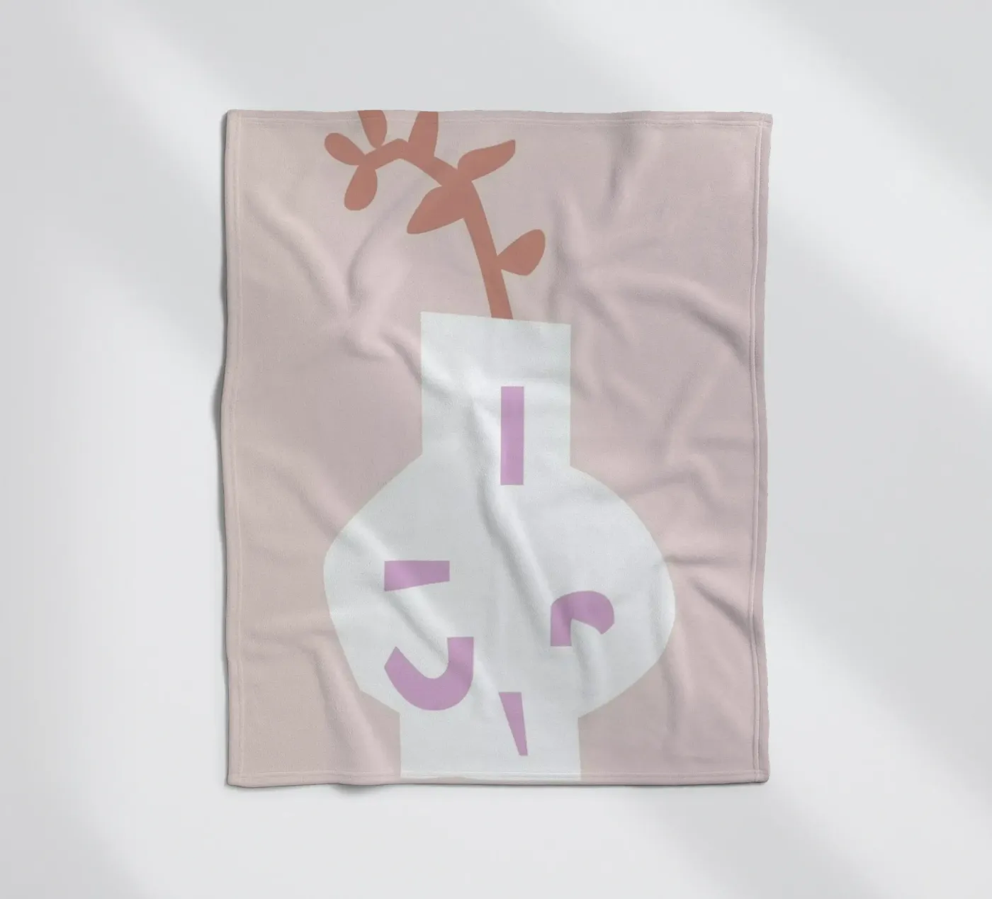 Blomma coperta in pile da Helena Ravenne