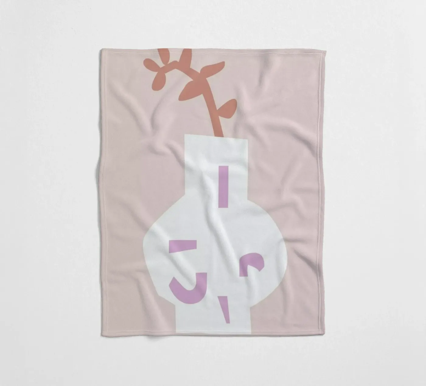 Blomma coperta in pile da Helena Ravenne