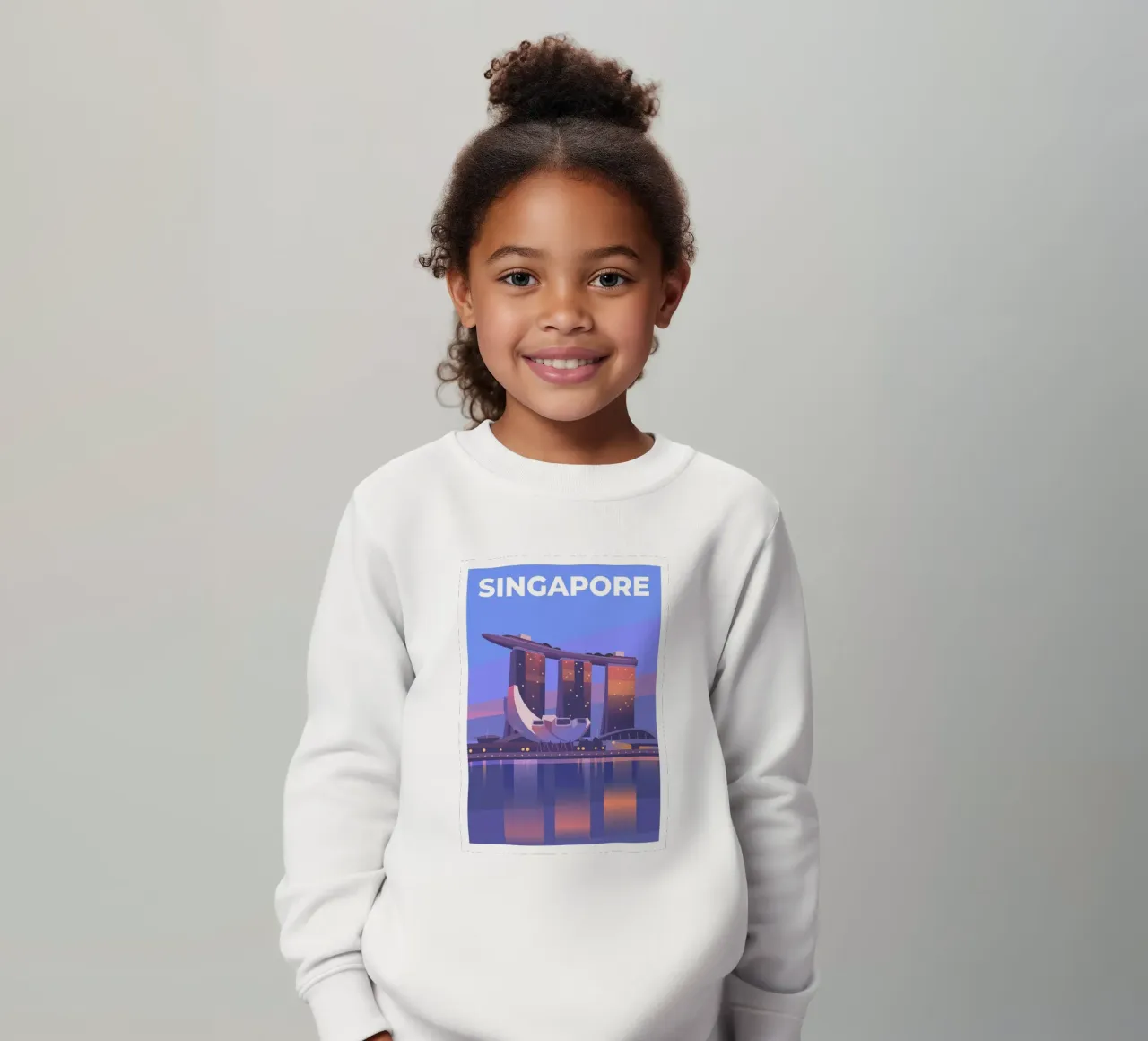 Singapur Kinder Sweatshirt von Wanderlust Vibes