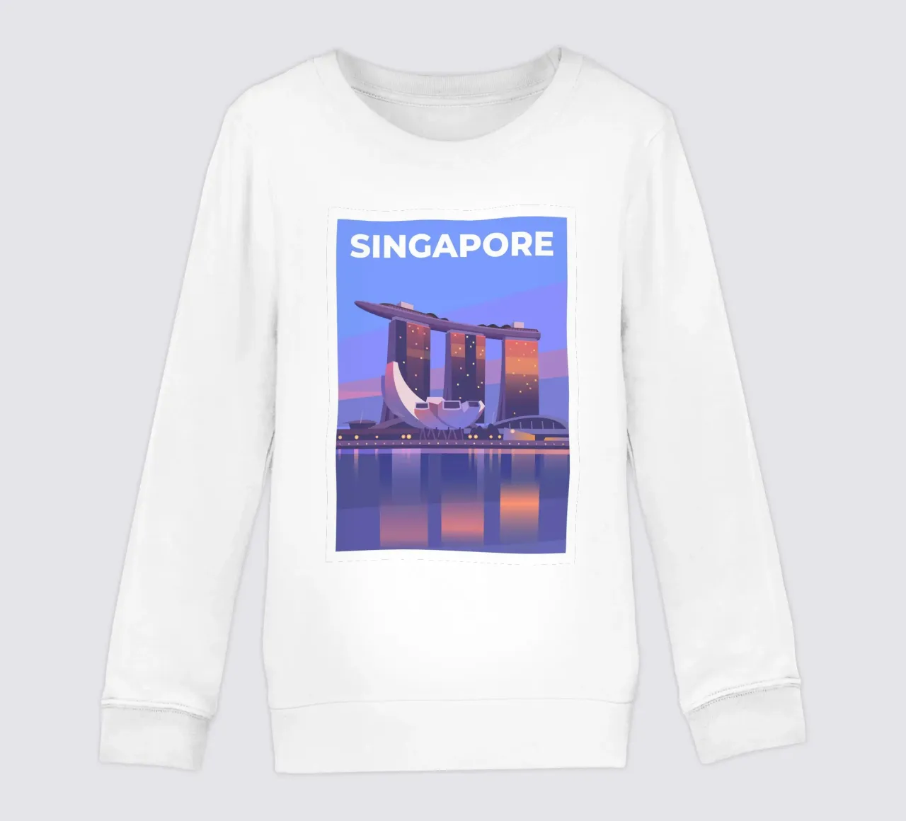 Singapur Kinder Sweatshirt von Wanderlust Vibes