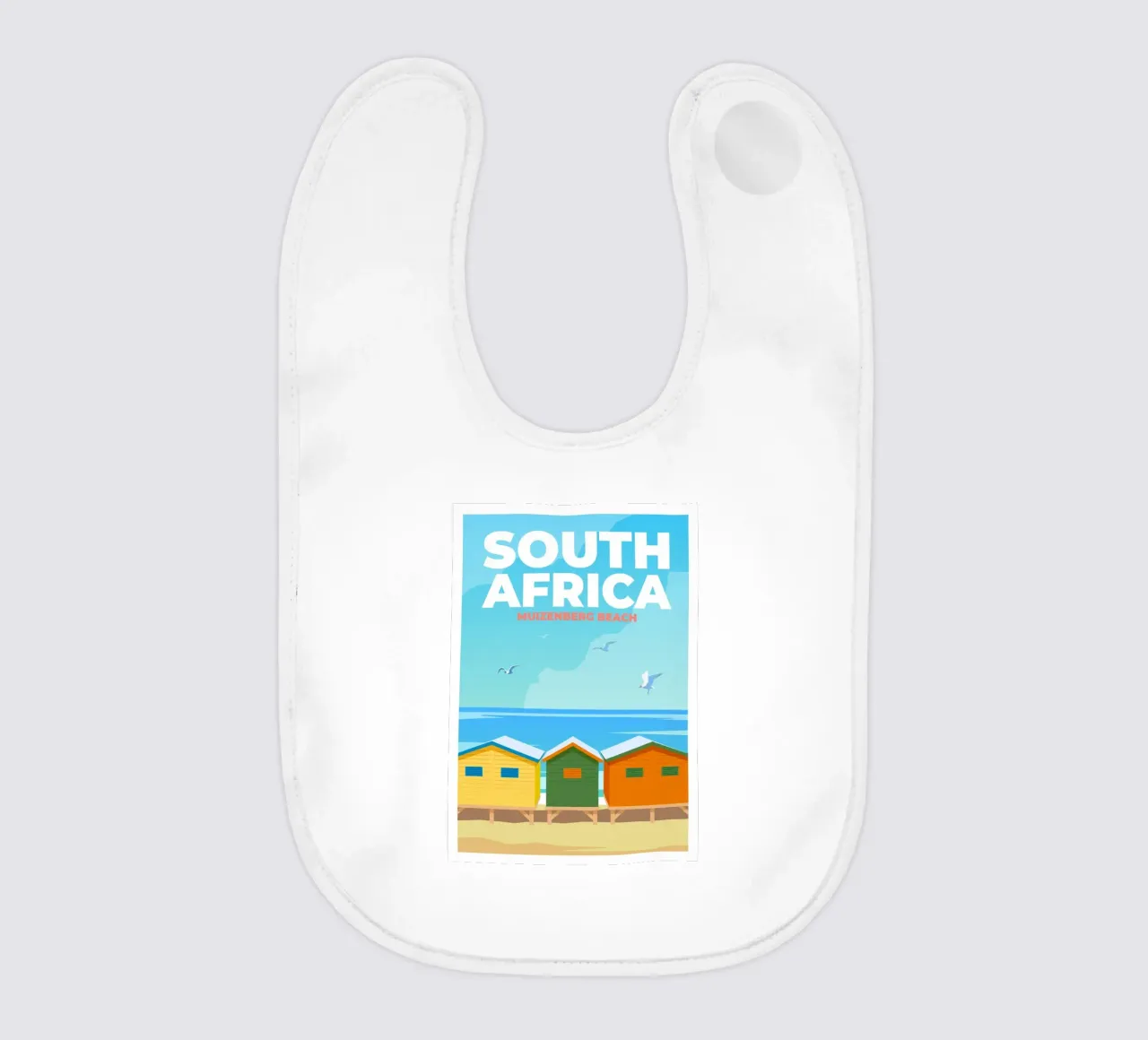 Spiaggia di Muizenberg, Sudafrica bavaglino da Wanderlust Vibes