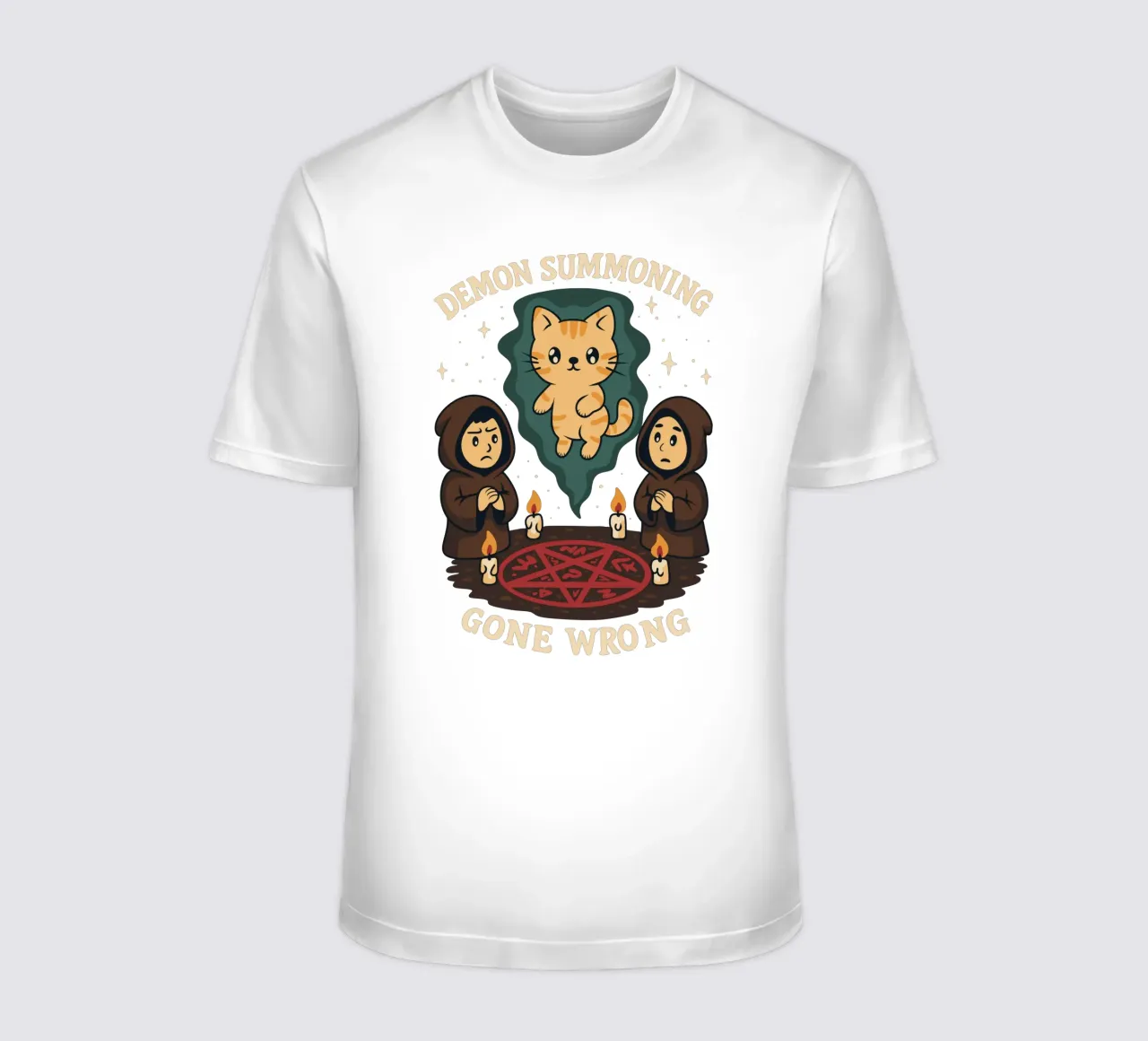 Demon Summoning Gone Wrong t-shirt by Loobs