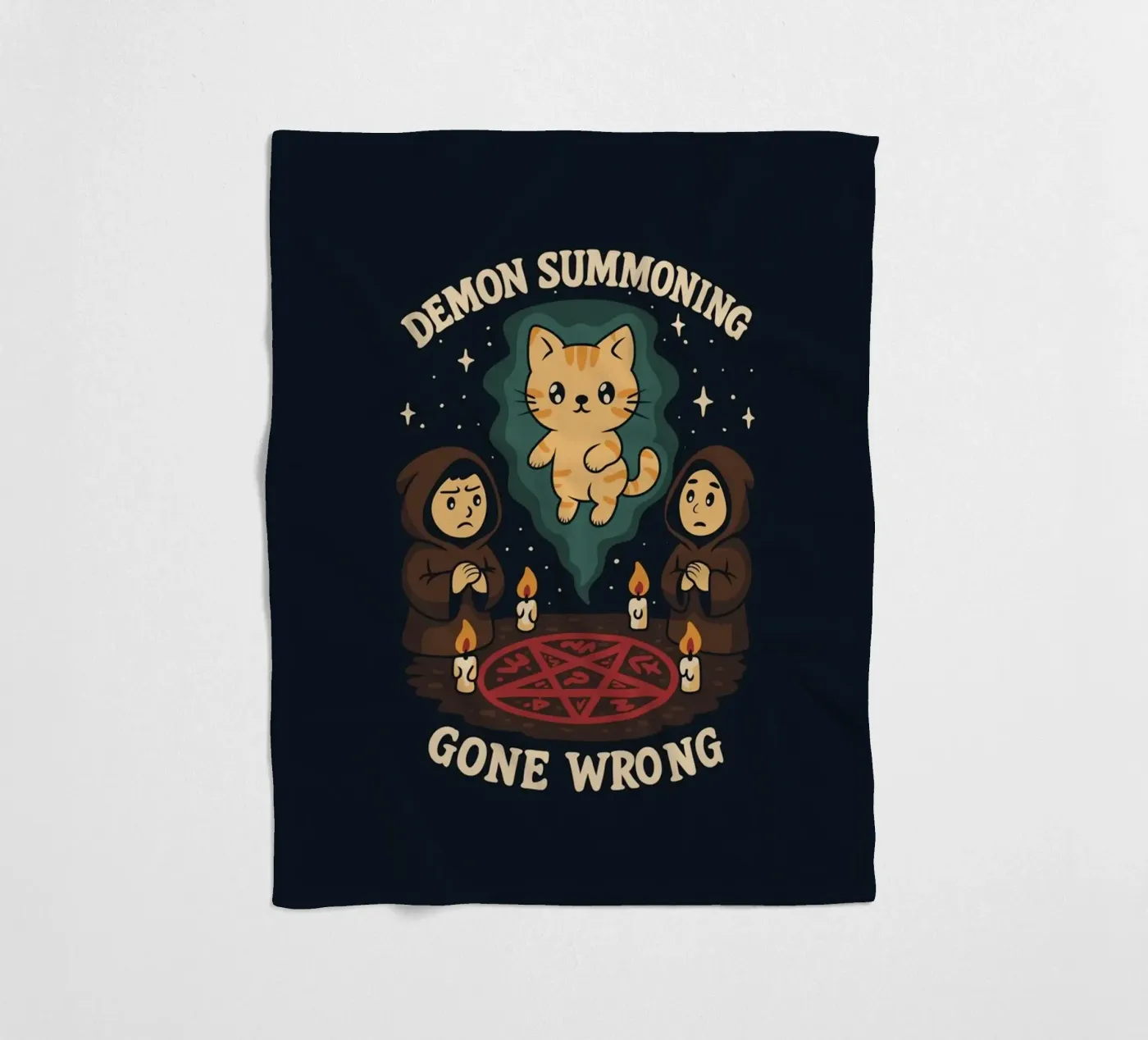 Demon Summoning Gone Wrong Fleecedecke von Loobs