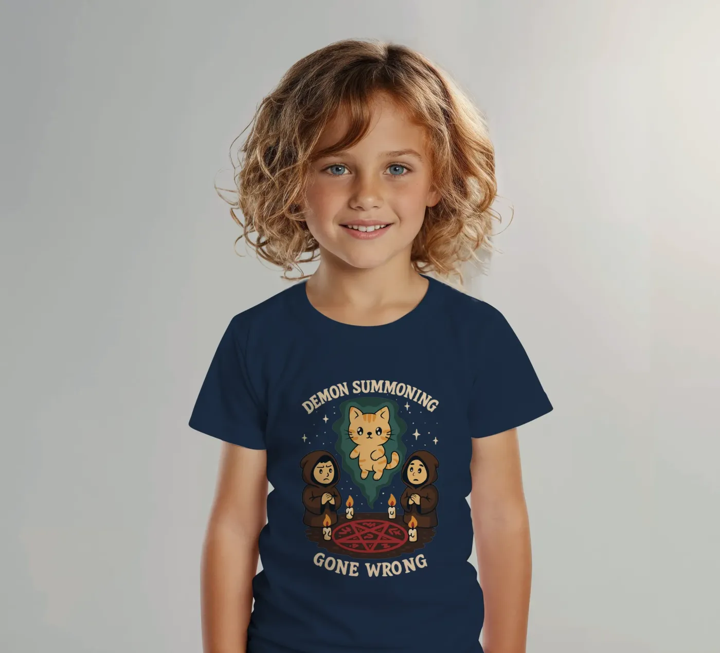 Demon Summoning Gone Wrong kinder t-shirt van Loobs