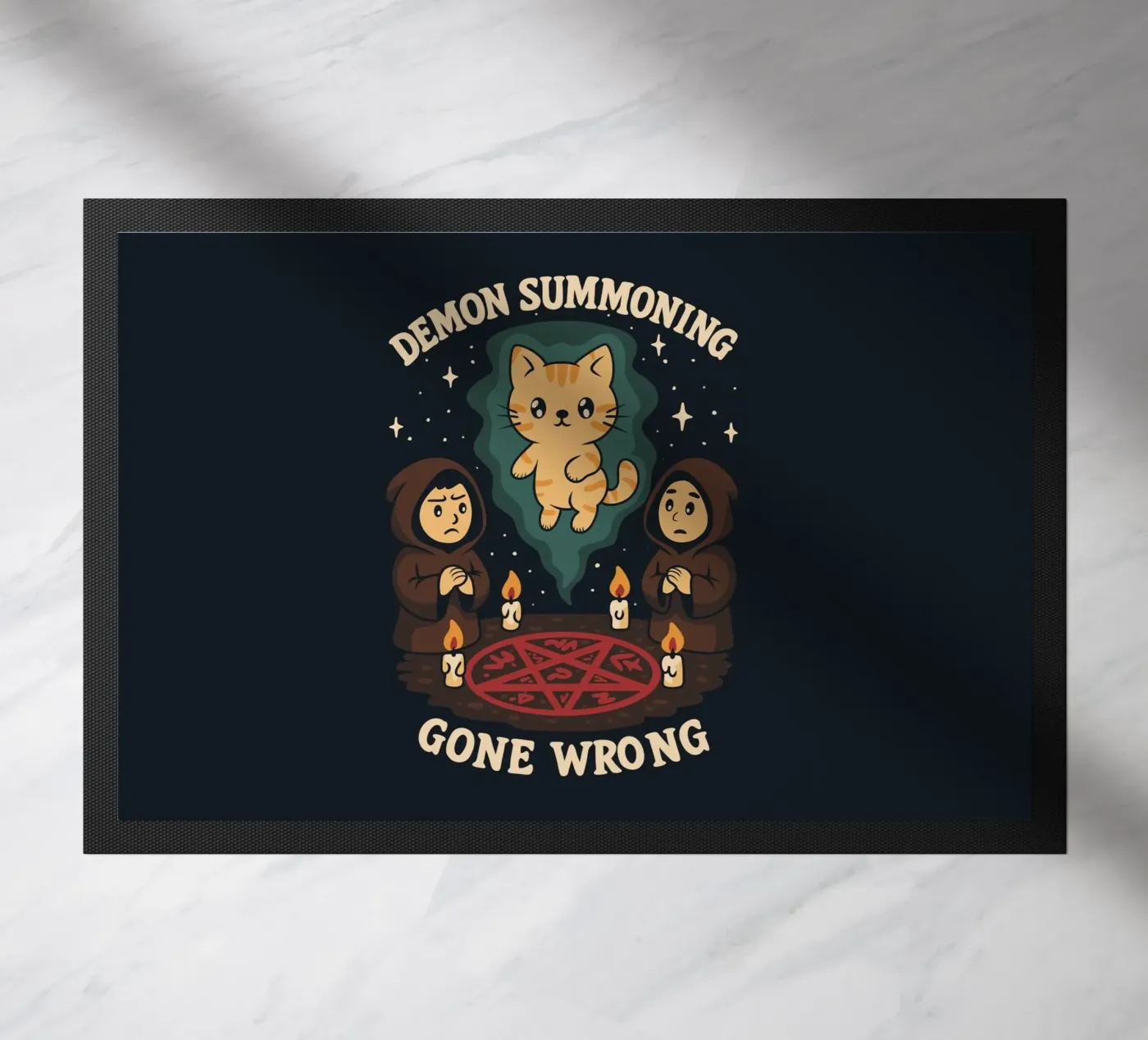 Demon Summoning Gone Wrong doormat by Loobs