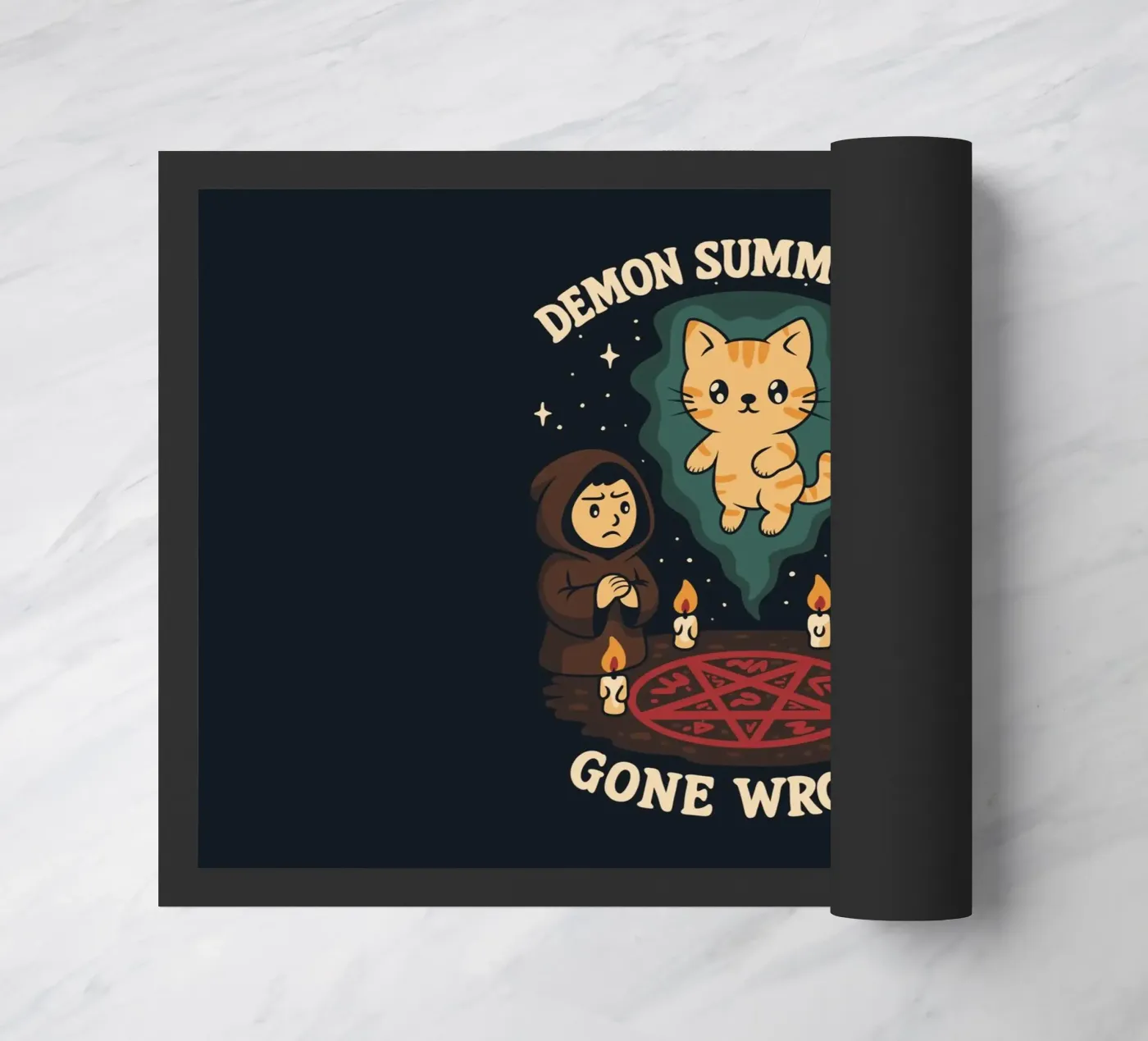 Demon Summoning Gone Wrong deurmat van Loobs