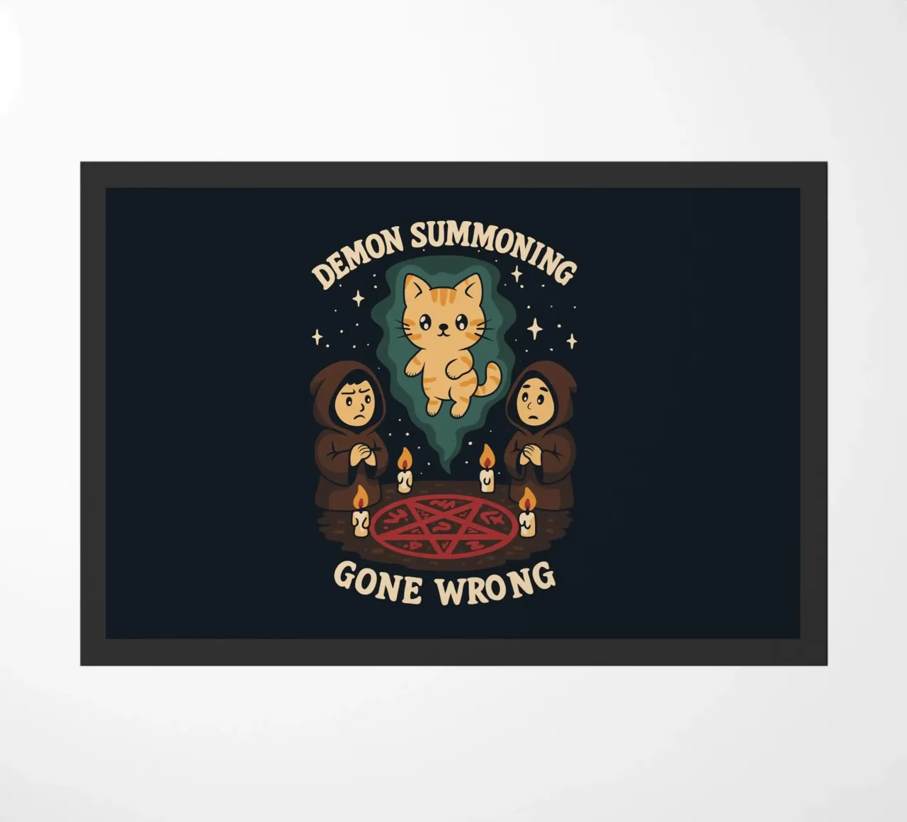 Demonenoproep verkeerd afgelopen deurmat van Loobs