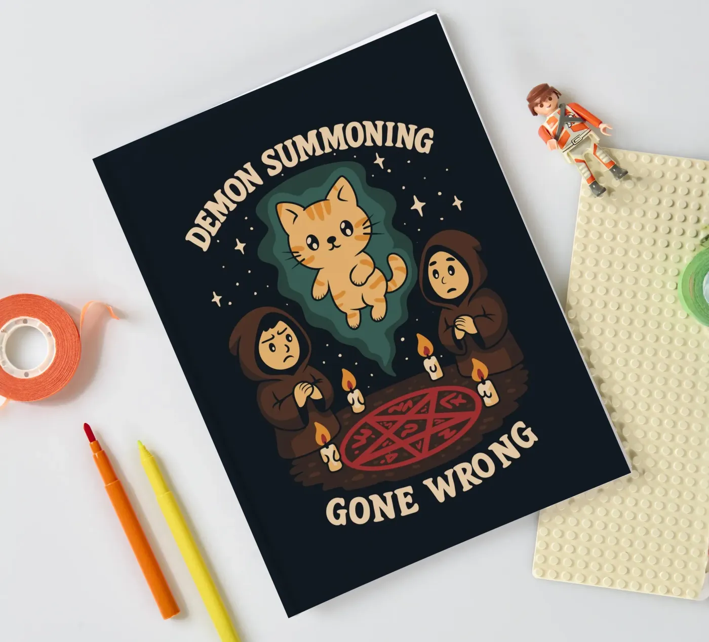 Demon Summoning Gone Wrong notebook by Loobs