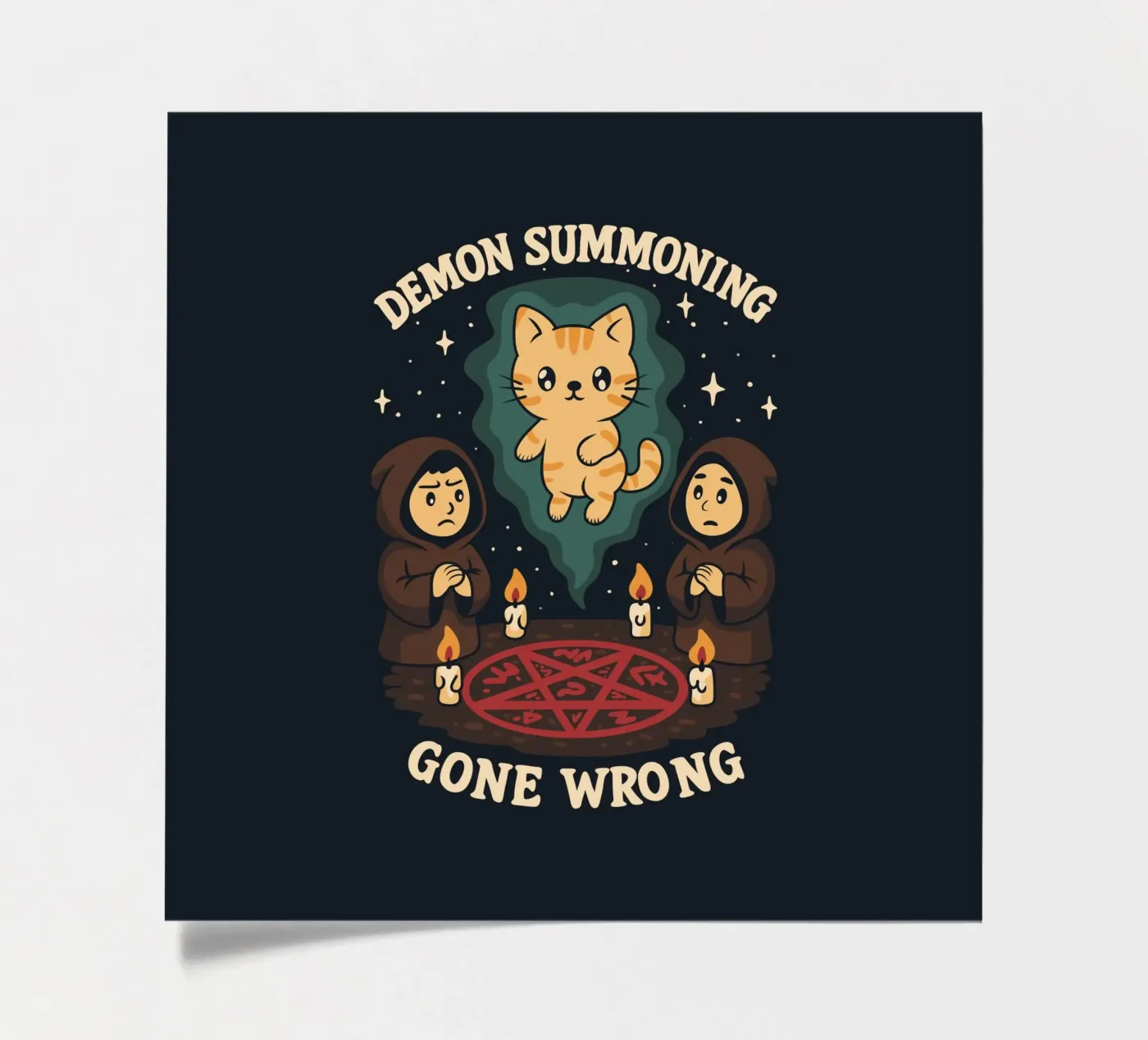 Demon Summoning Gone Wrong sticker sheet by Loobs