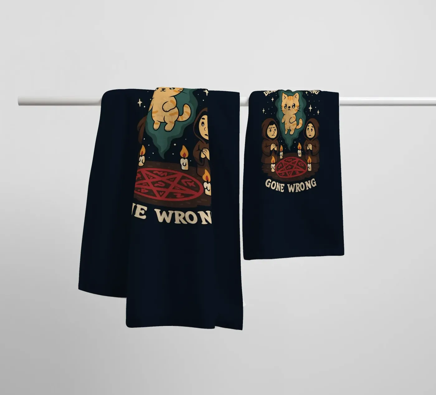 Demon Summoning Gone Wrong towel by Loobs