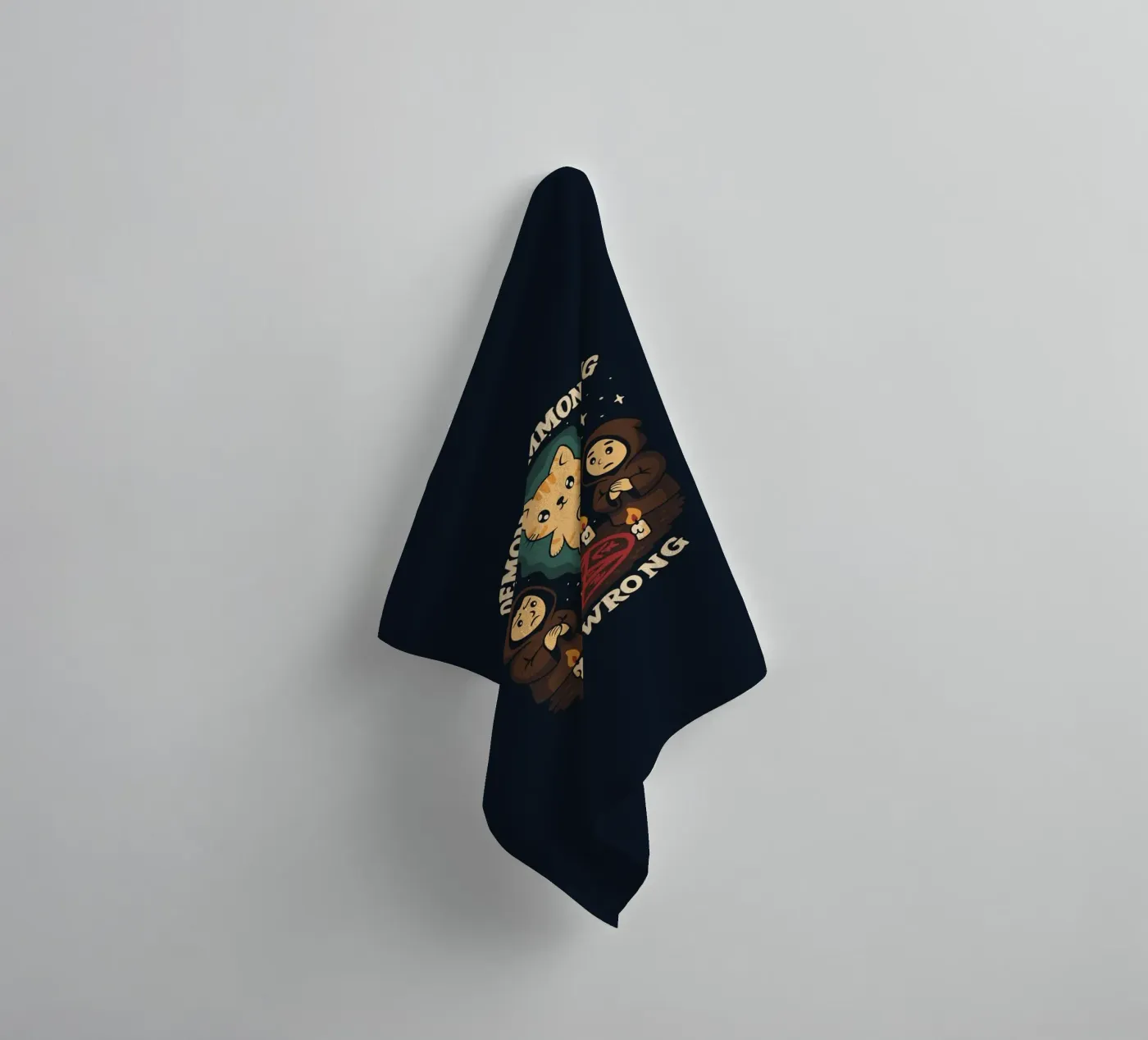 Demon Summoning Gone Wrong towel by Loobs