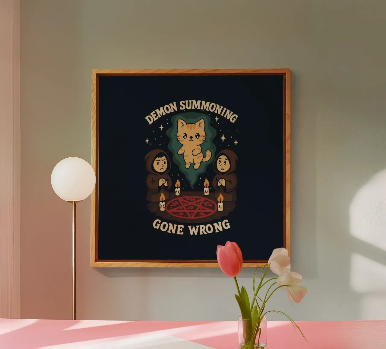 Demon Summoning Gone Wrong acryl van Loobs