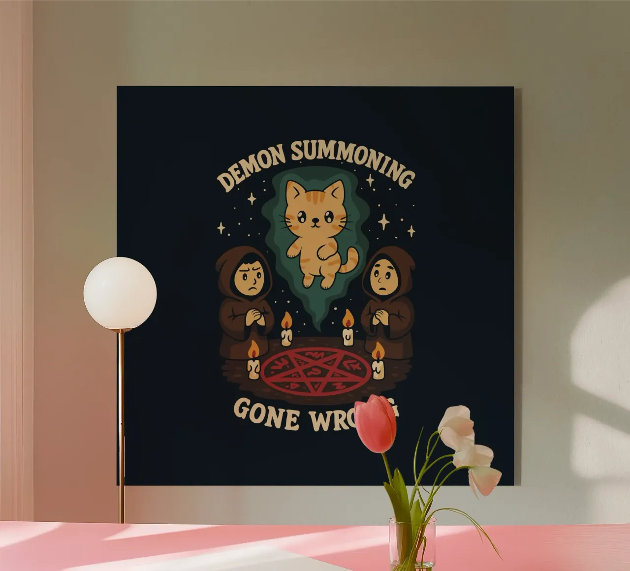 Demon Summoning Gone Wrong acryl van Loobs