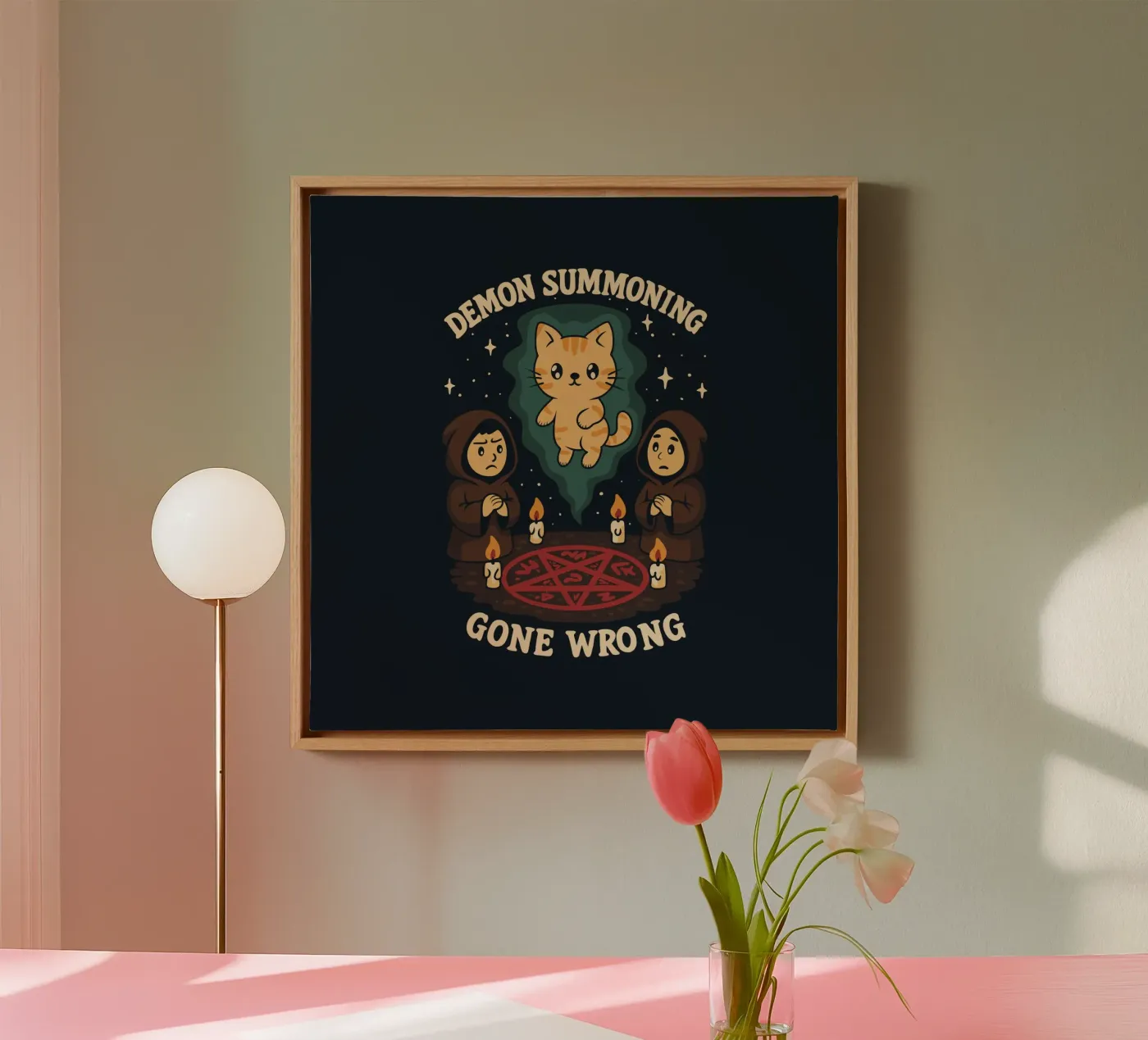 Demon Summoning Gone Wrong canvas by Loobs