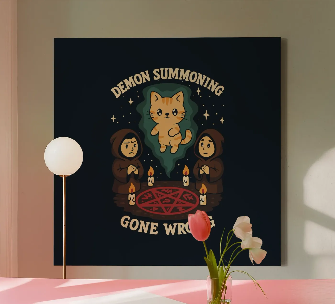 Demon Summoning Gone Wrong canvas by Loobs