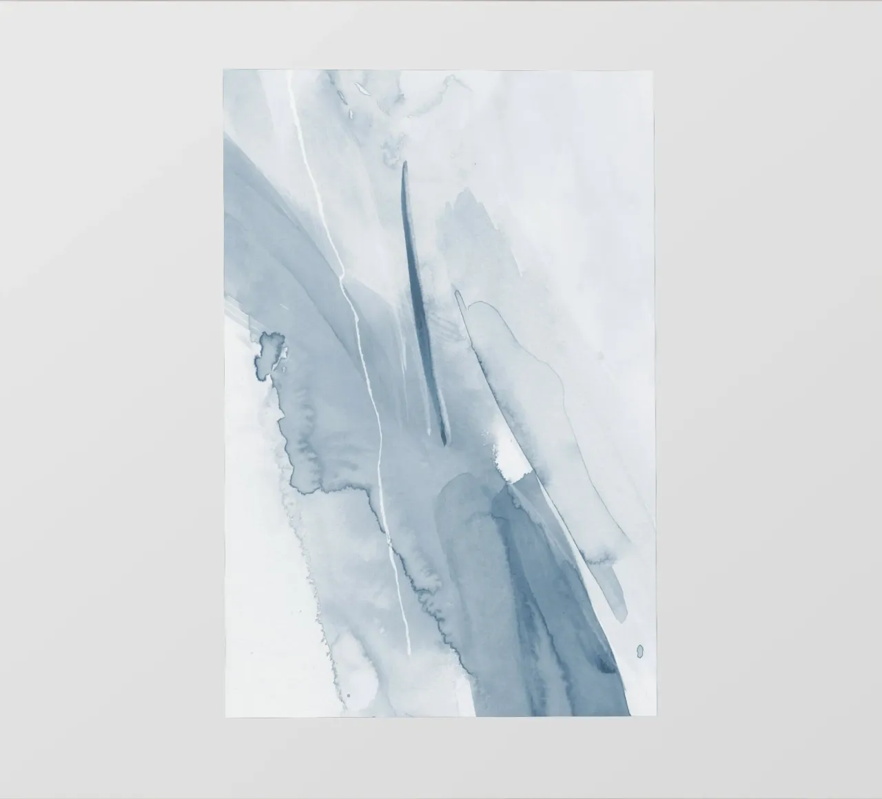 Brush strokes blue tones 1 pvc cover by NouveauPrints
