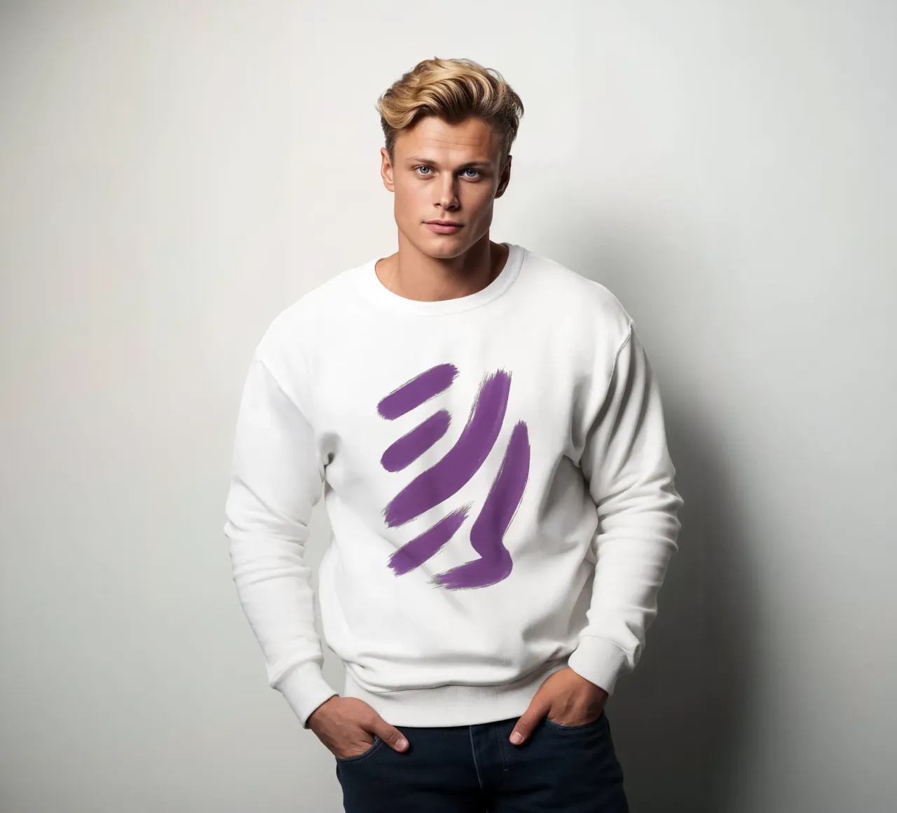 Expression en violet sweat de SMPLE