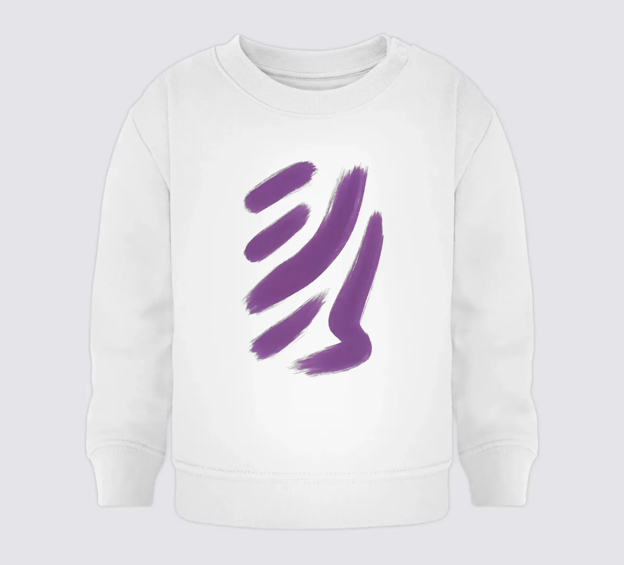 Espressione in viola felpa neonato da SMPLE