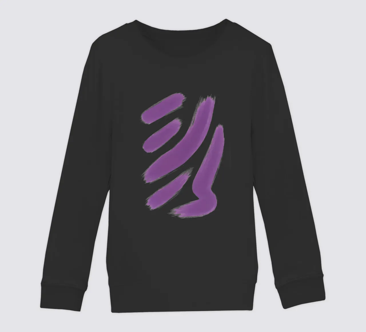 Espressione in viola felpa bambino da SMPLE