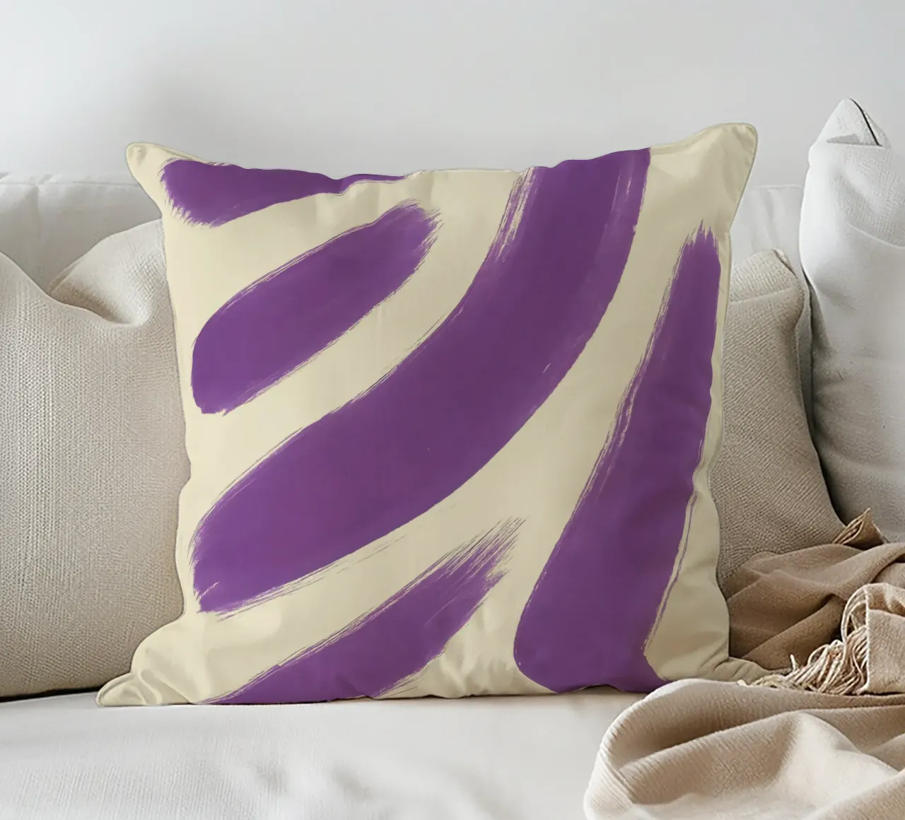 Espressione in viola cuscino da SMPLE