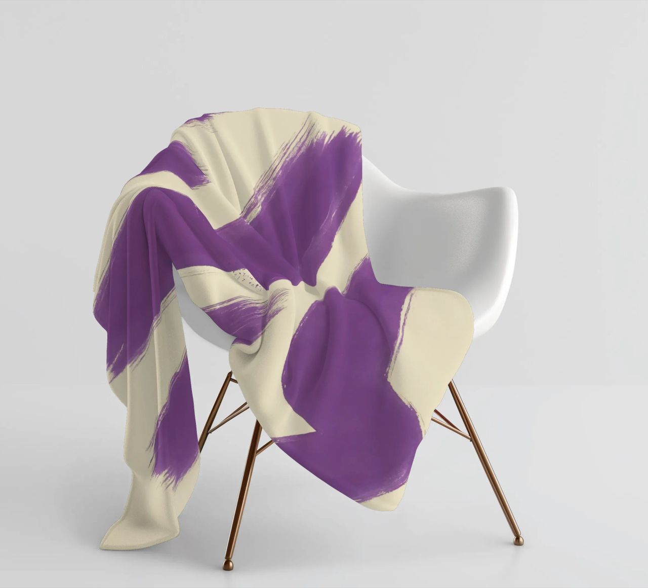 Espressione in viola coperta in pile da SMPLE