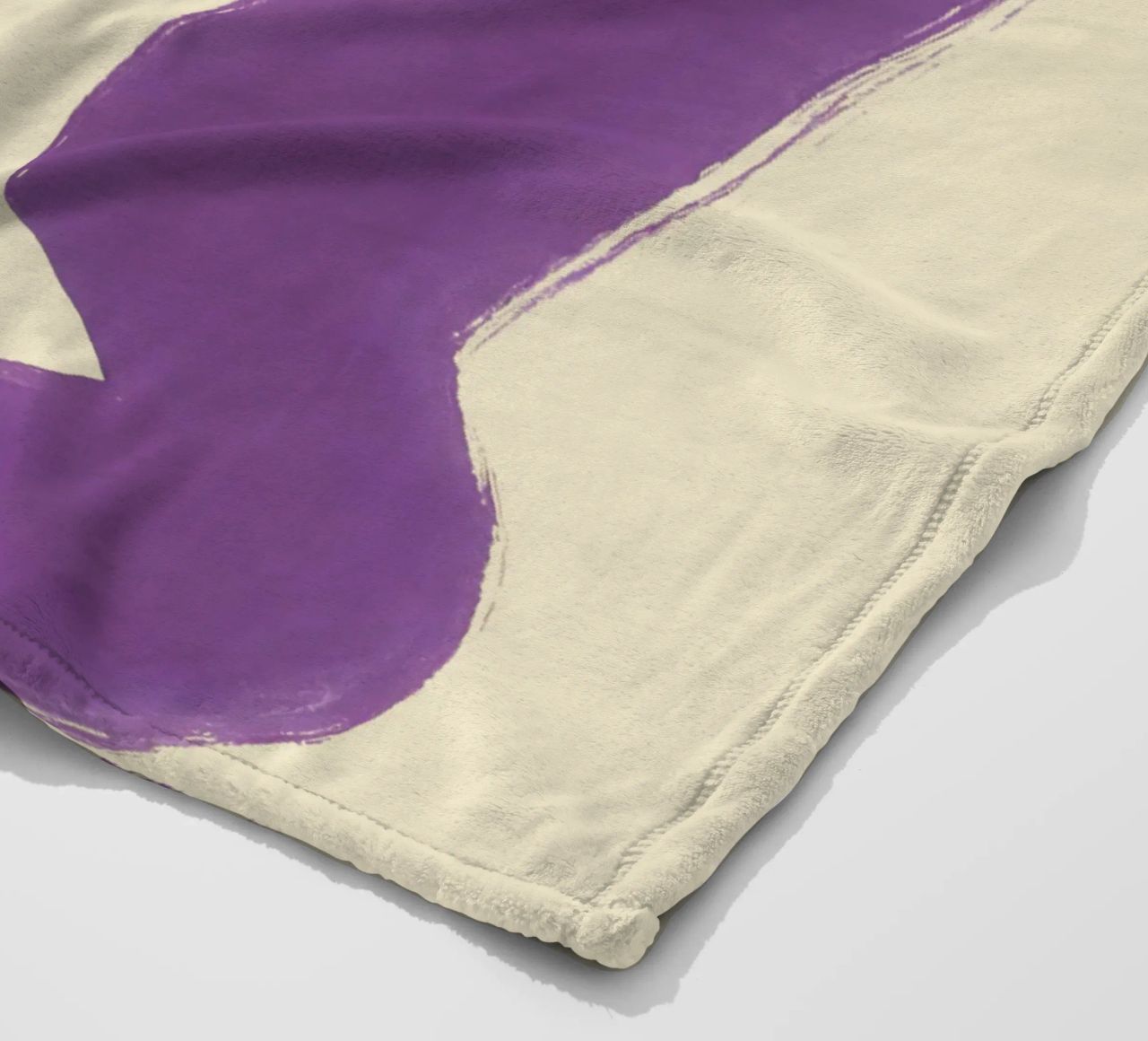 Espressione in viola coperta in pile da SMPLE