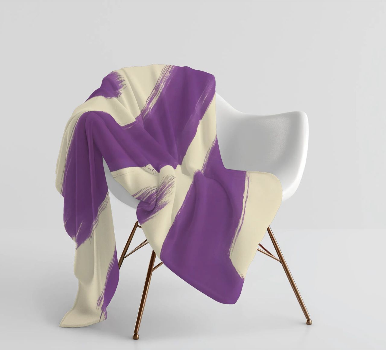 Espressione in viola coperta in pile da SMPLE