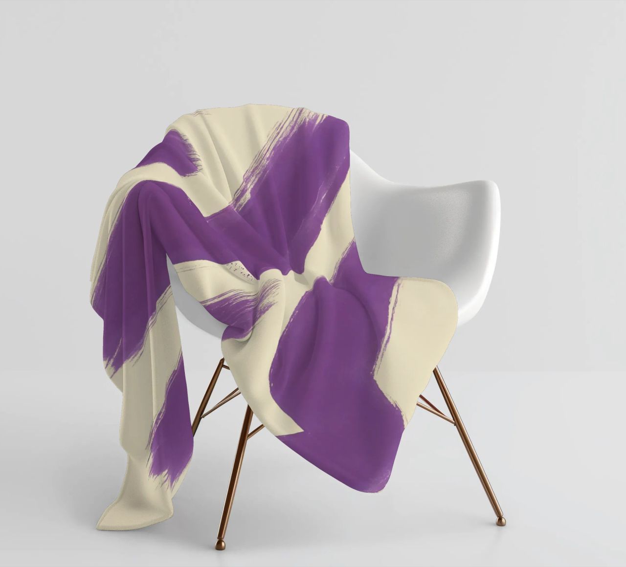 Espressione in viola coperta in pile da SMPLE