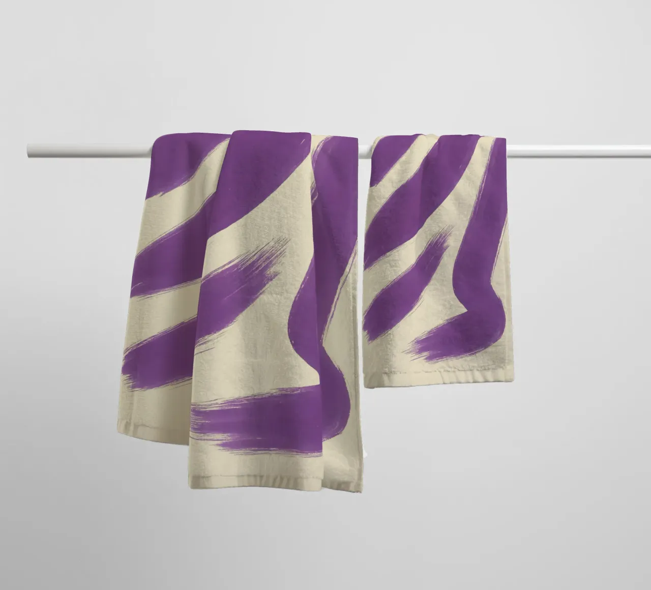 Espressione in viola asciugamano da bagno da SMPLE