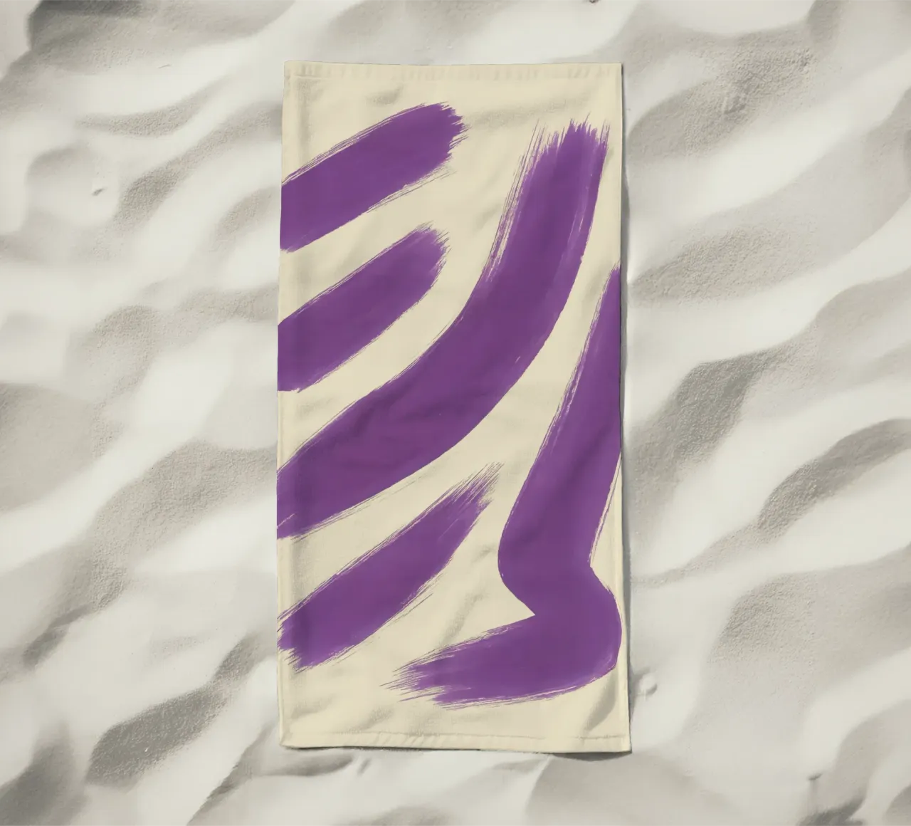 Espressione in viola telo mare da SMPLE