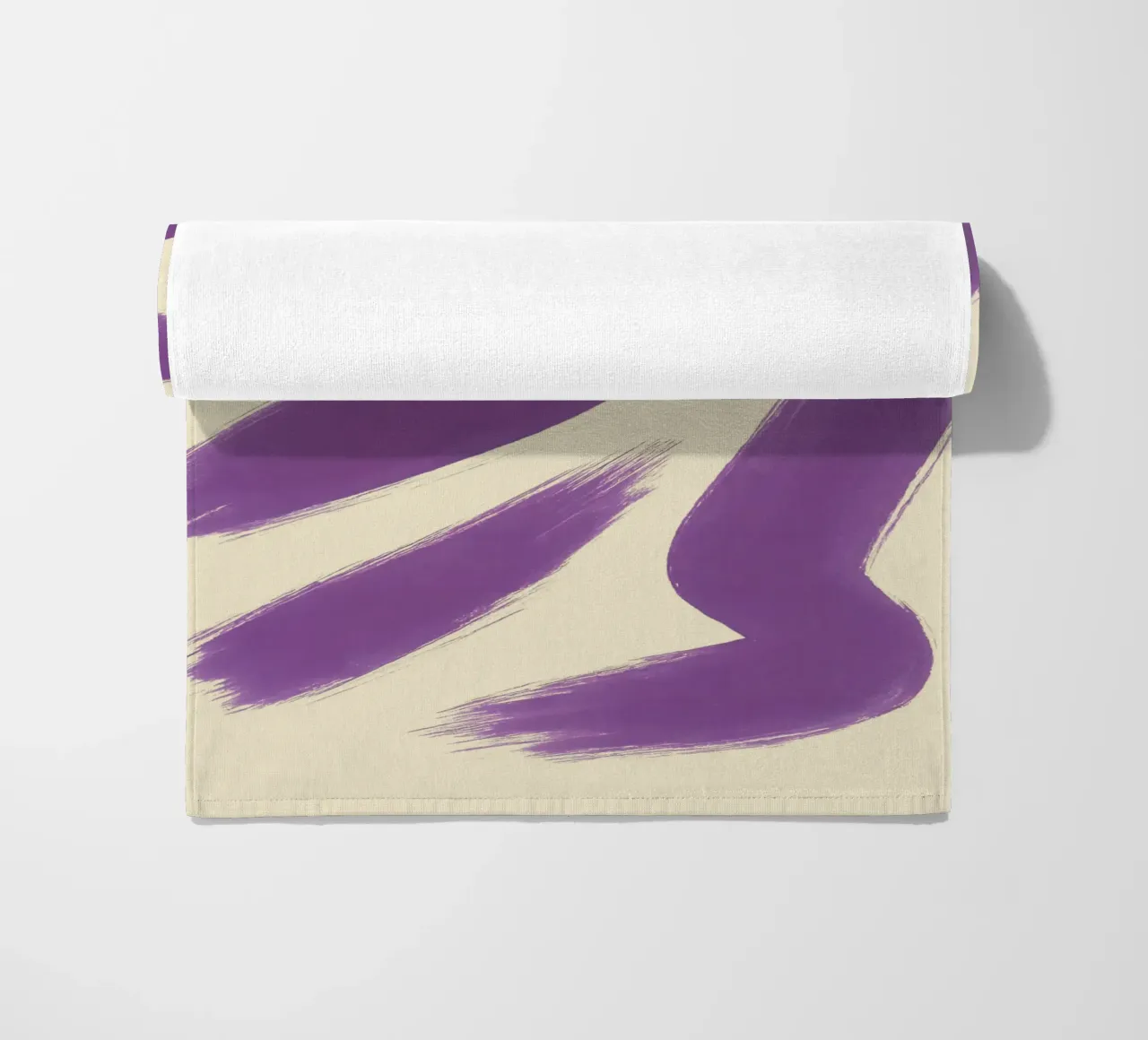 Espressione in viola telo mare da SMPLE