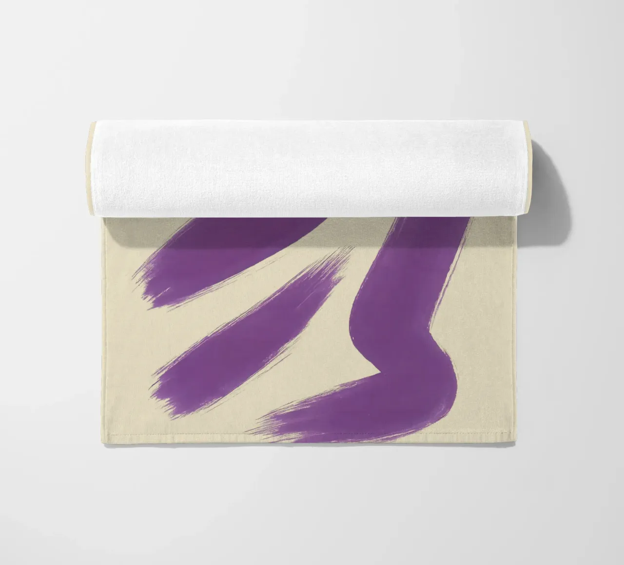 Espressione in viola telo mare da SMPLE