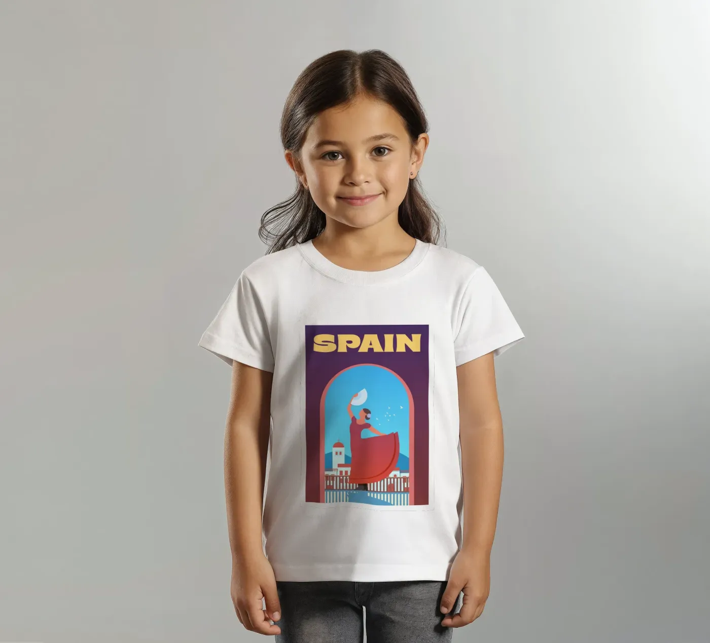 Spain t-shirt bambini da Wanderlust Vibes