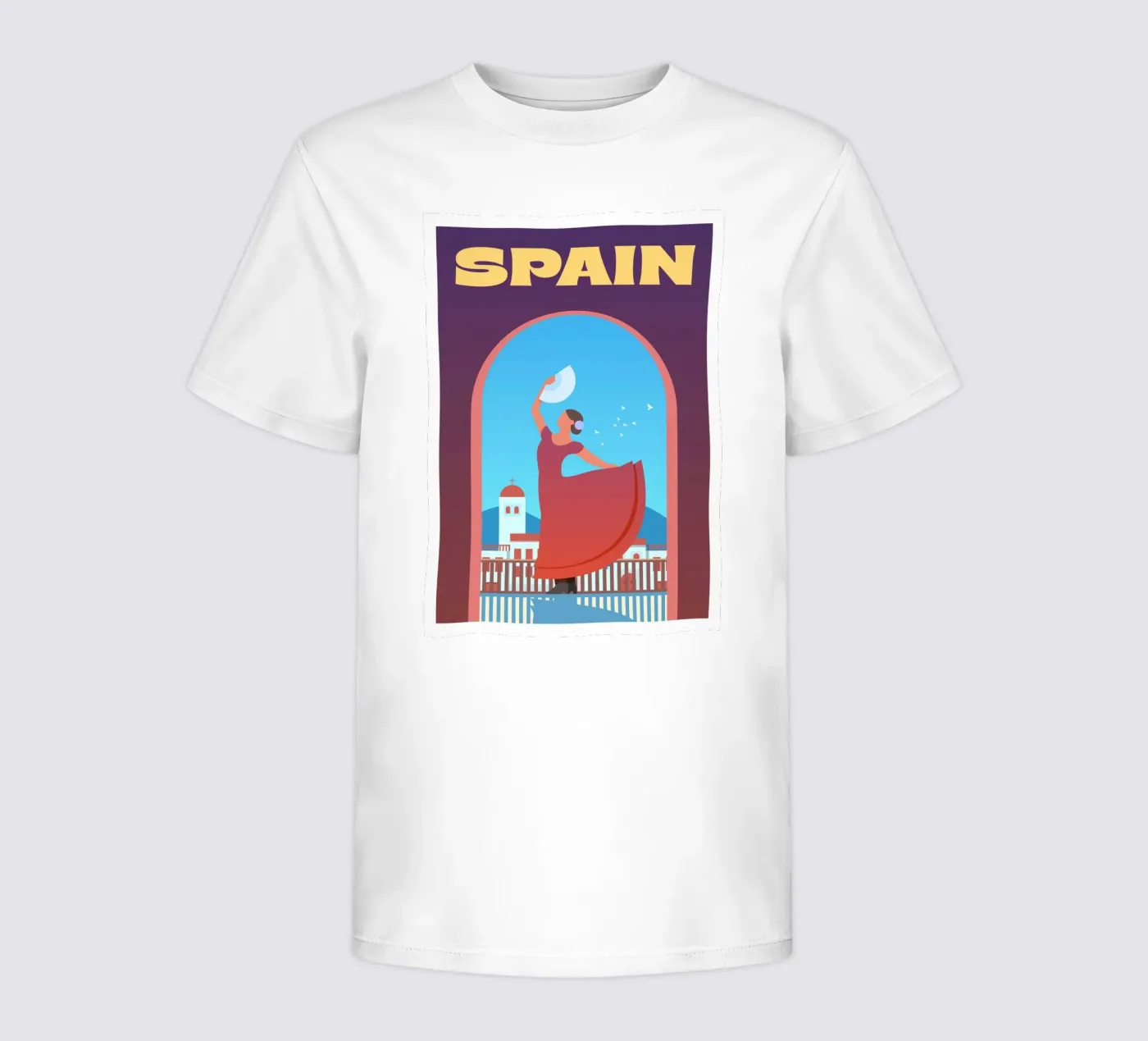 Spain t-shirt bambini da Wanderlust Vibes