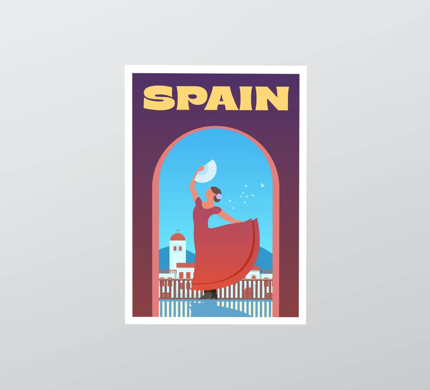 Spanje sticker van Wanderlust Vibes
