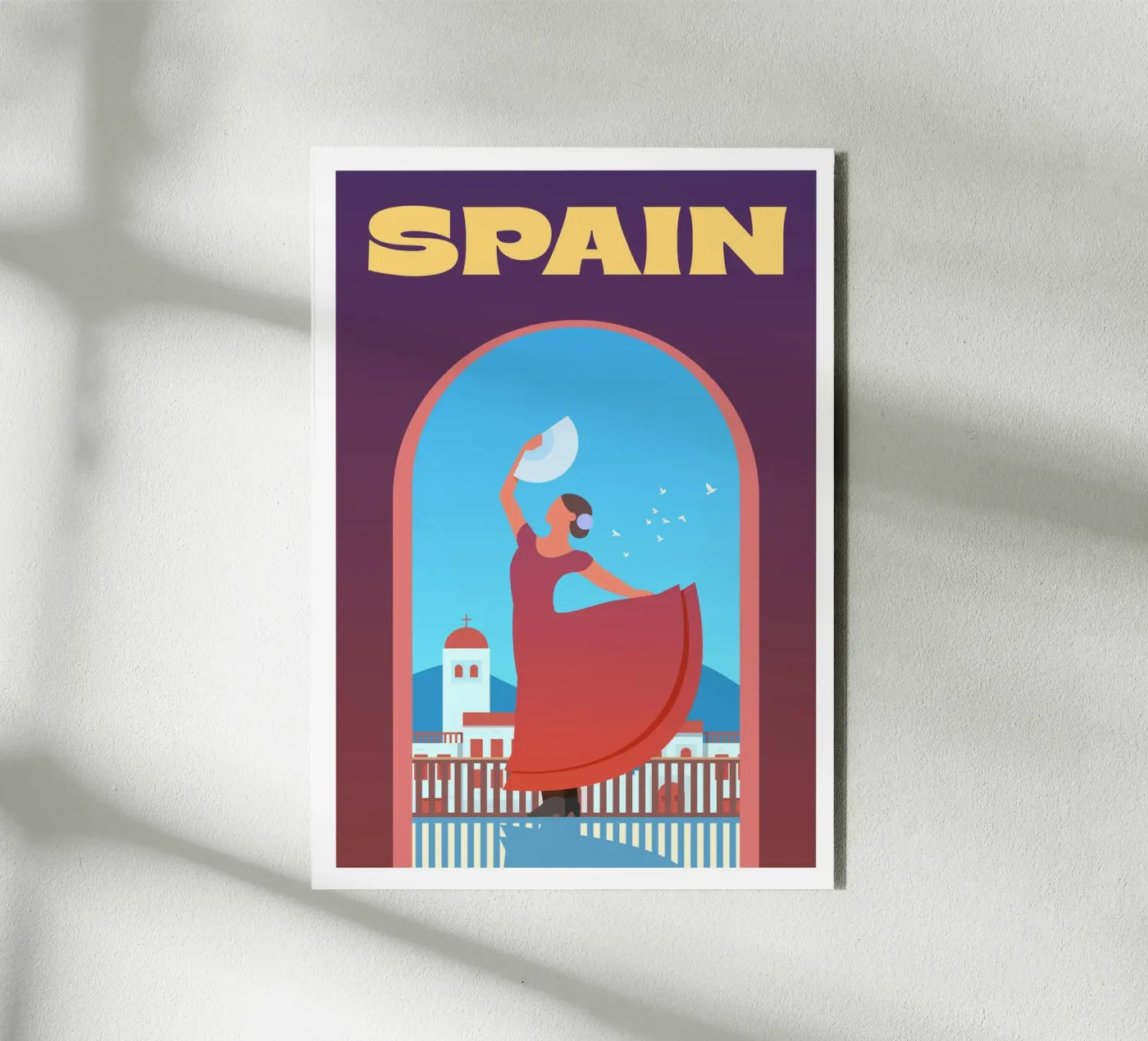 Spagna alluminio dibond da Wanderlust Vibes