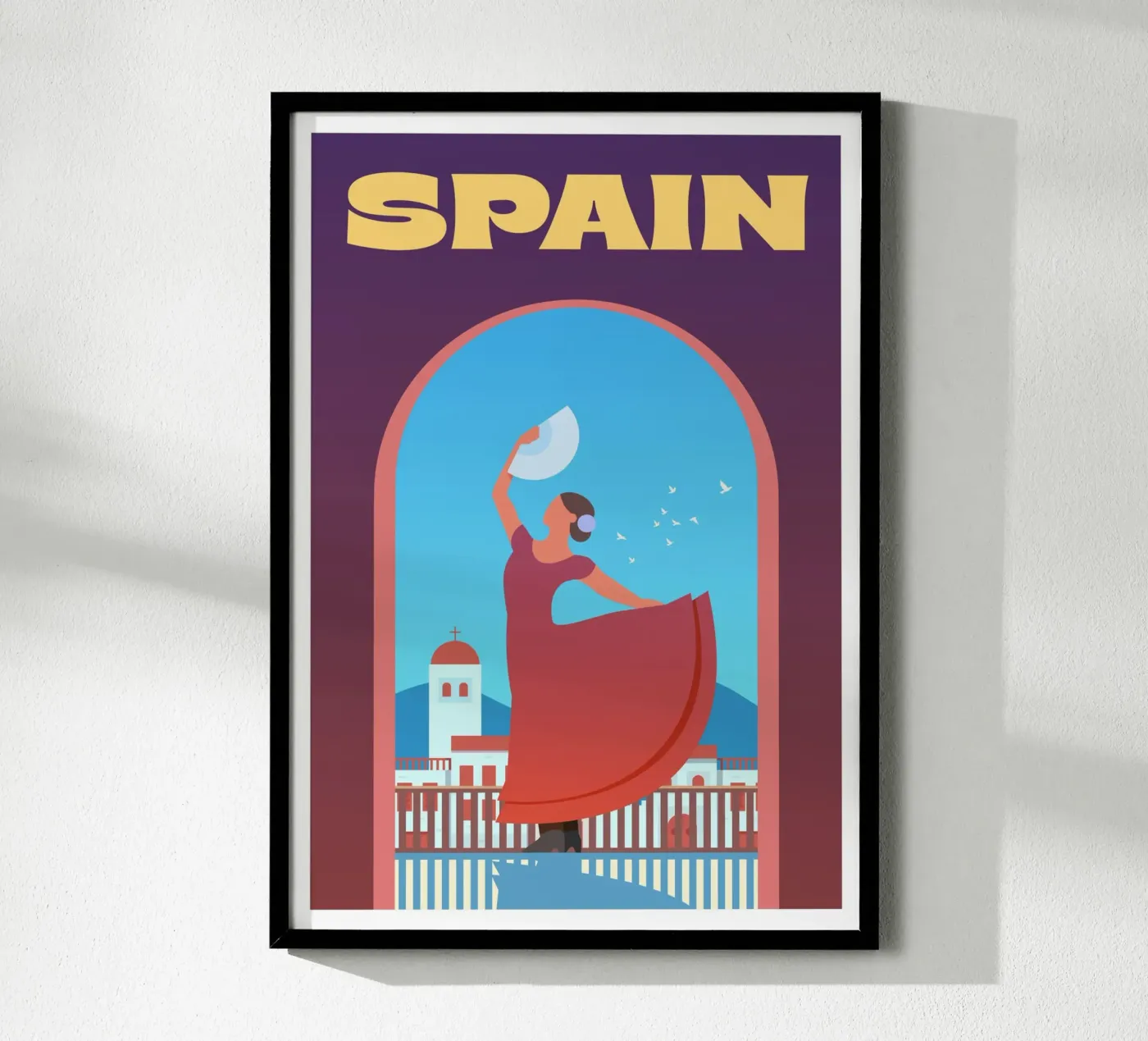Spain poster van Wanderlust Vibes
