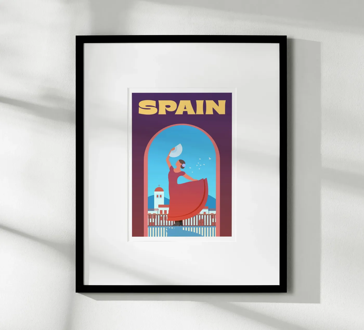 Spain poster van Wanderlust Vibes