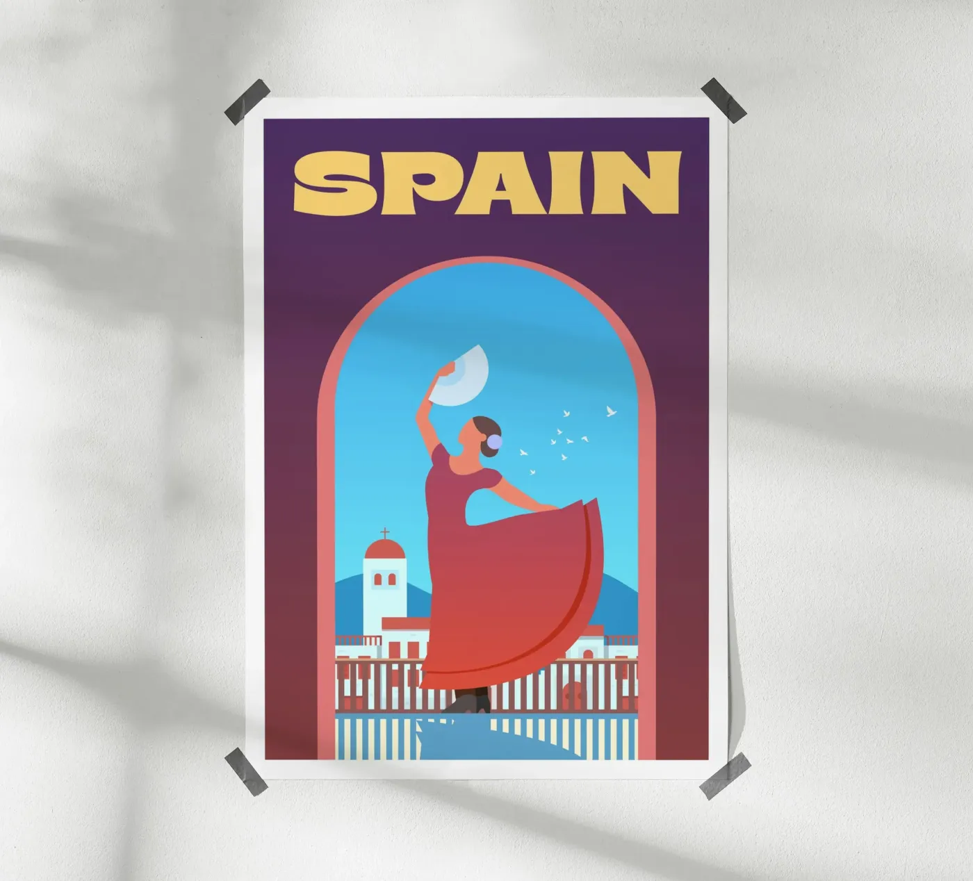 Spagna poster da Wanderlust Vibes