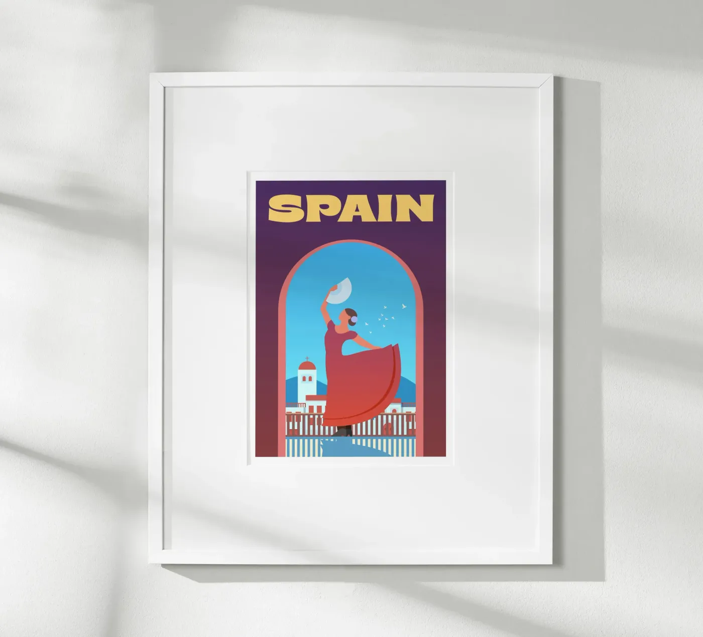 Spain poster van Wanderlust Vibes