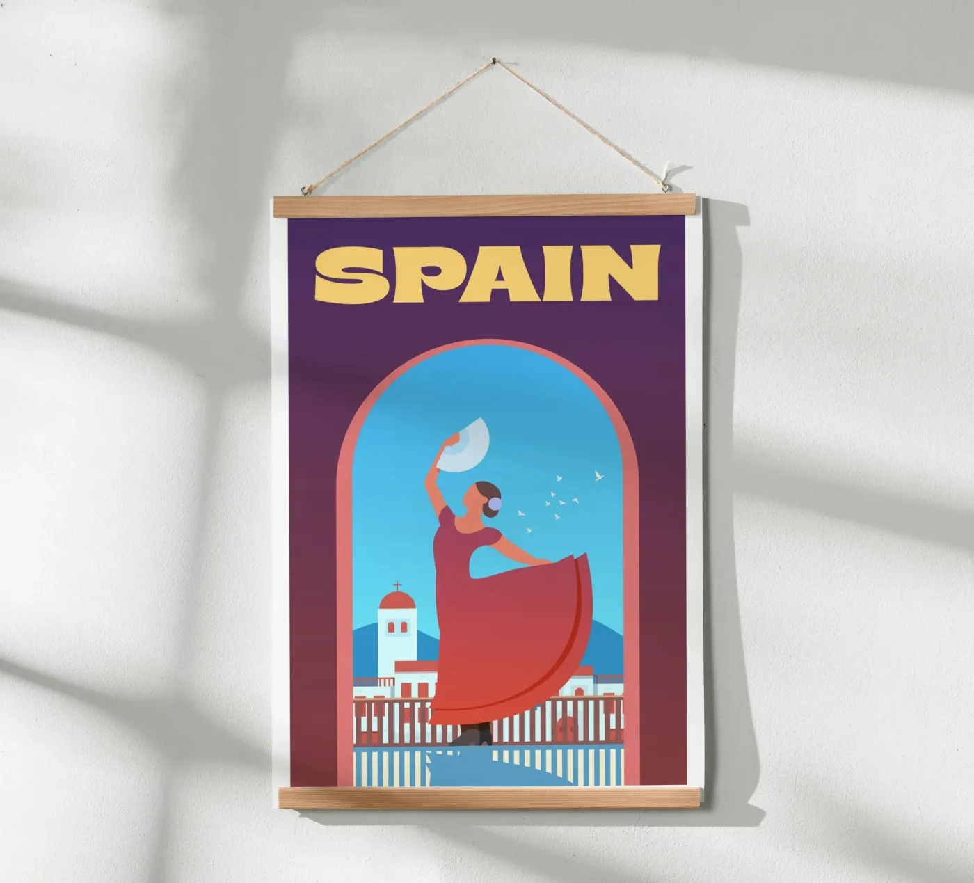 Spain poster van Wanderlust Vibes