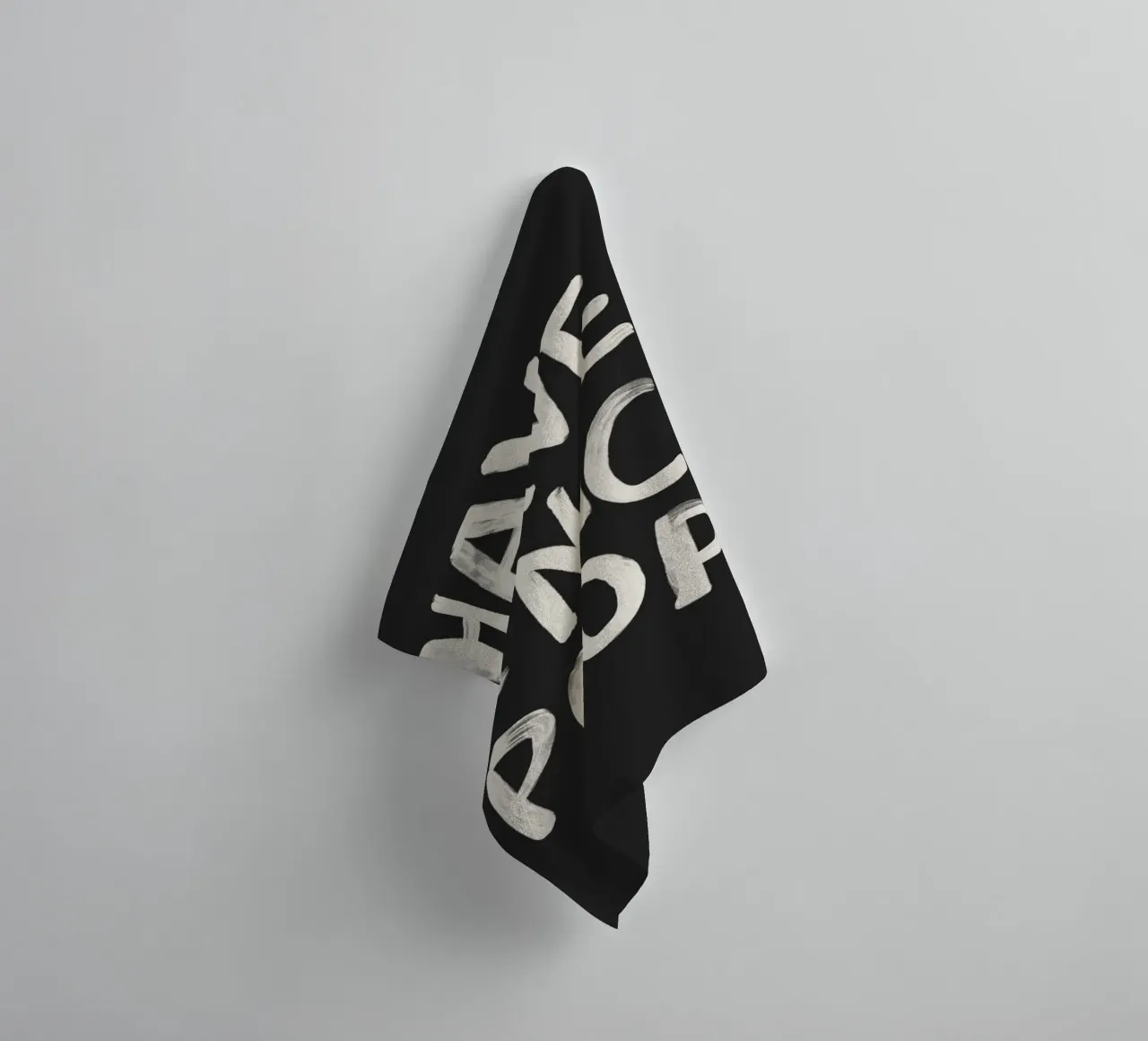 Have a Nice Poop Funny Sarcastic Typography Print Design towel by THE MOTIVATED TYPE