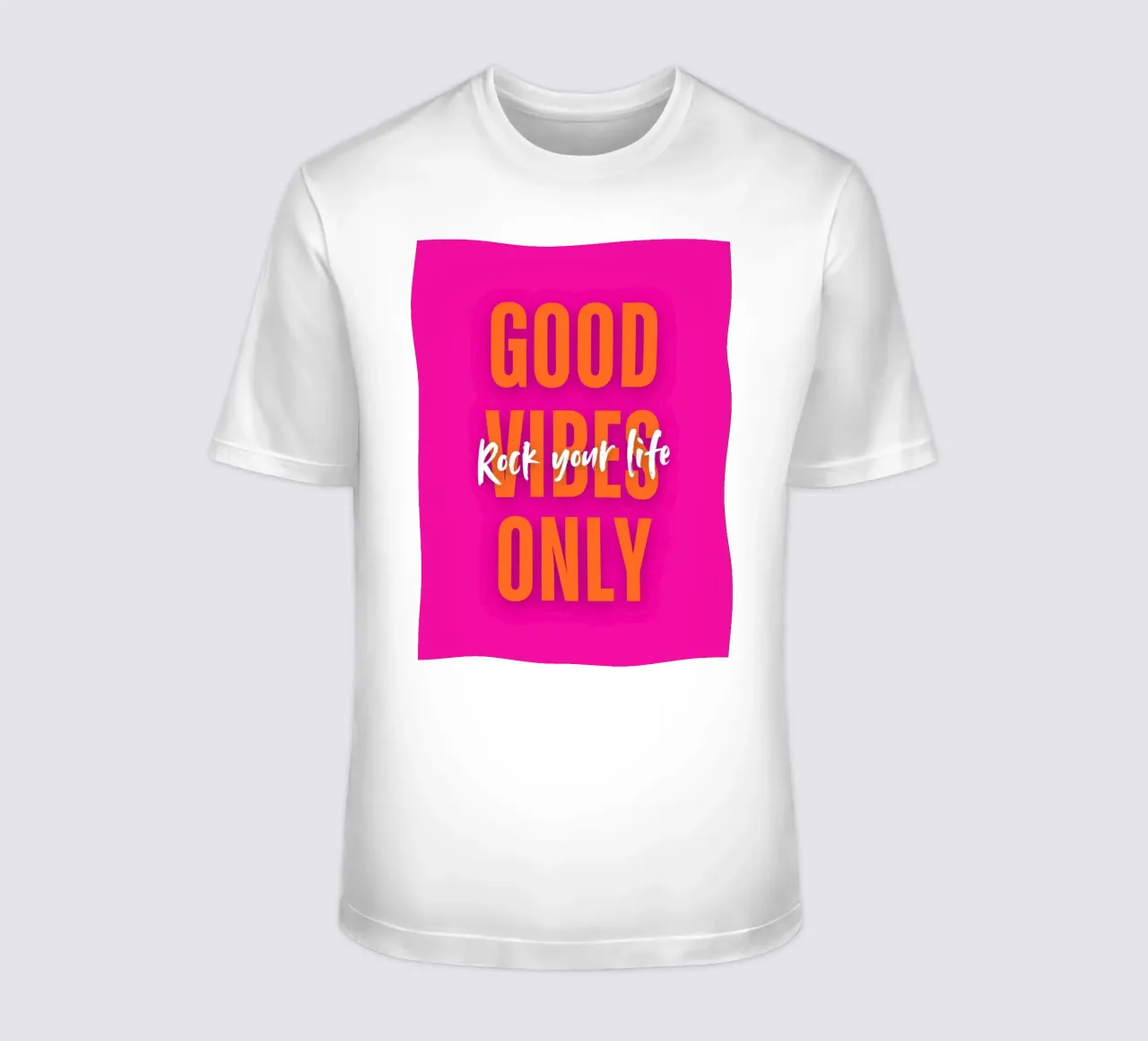 Good Vibes Only - Rock your life t-shirt da DigiWunderwerk