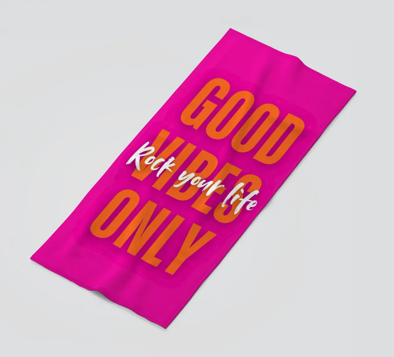 Good Vibes Only - Rock your life telo mare da DigiWunderwerk