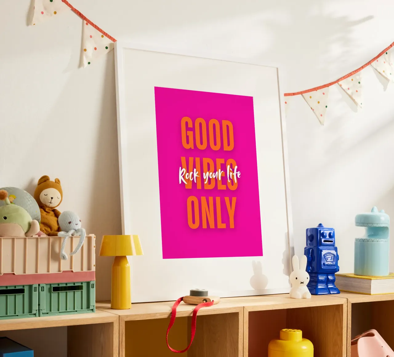 Good Vibes Only - Rock your life carta hahnemühle da DigiWunderwerk
