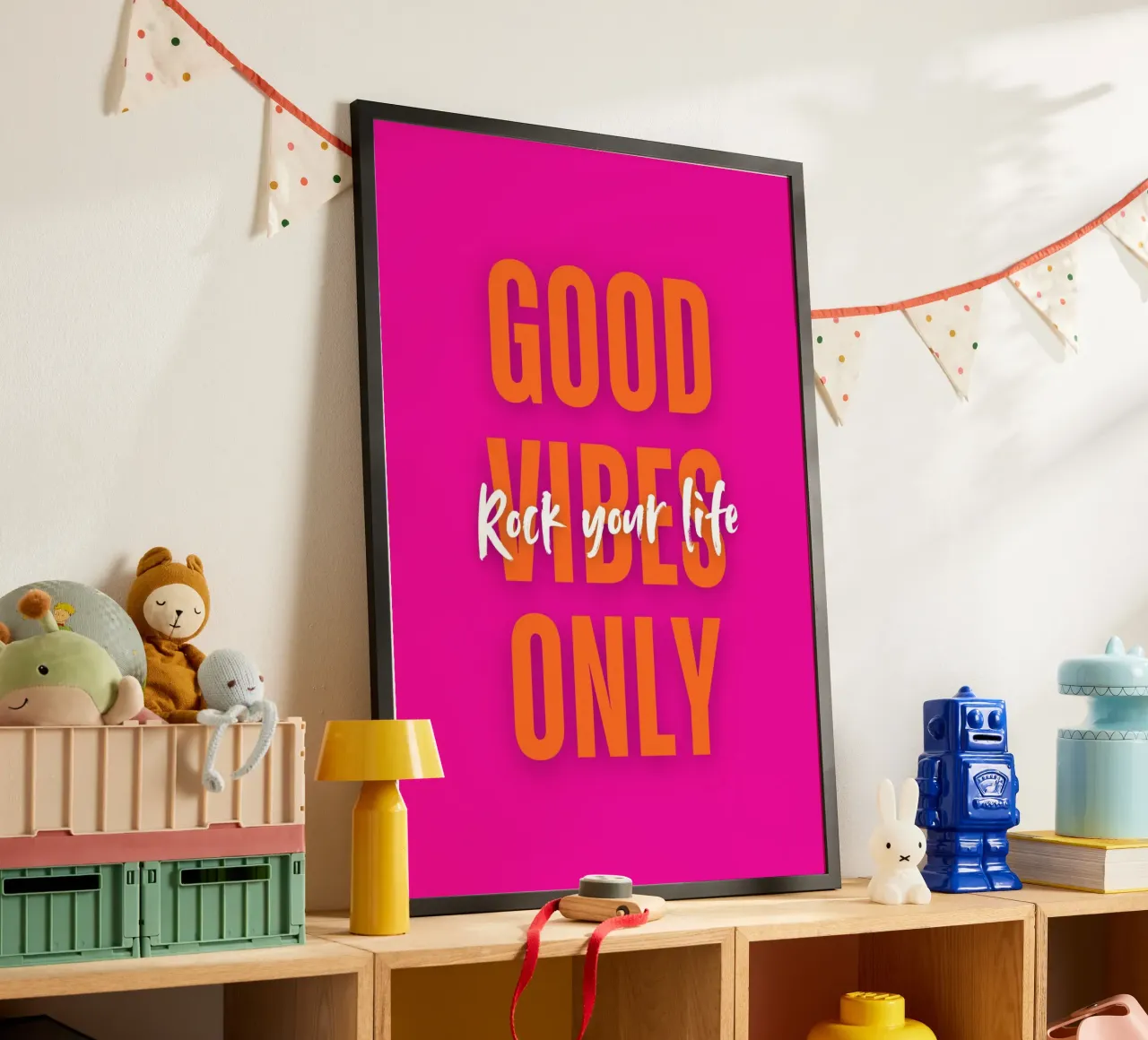 Good Vibes Only - Rock your life carta hahnemühle da DigiWunderwerk