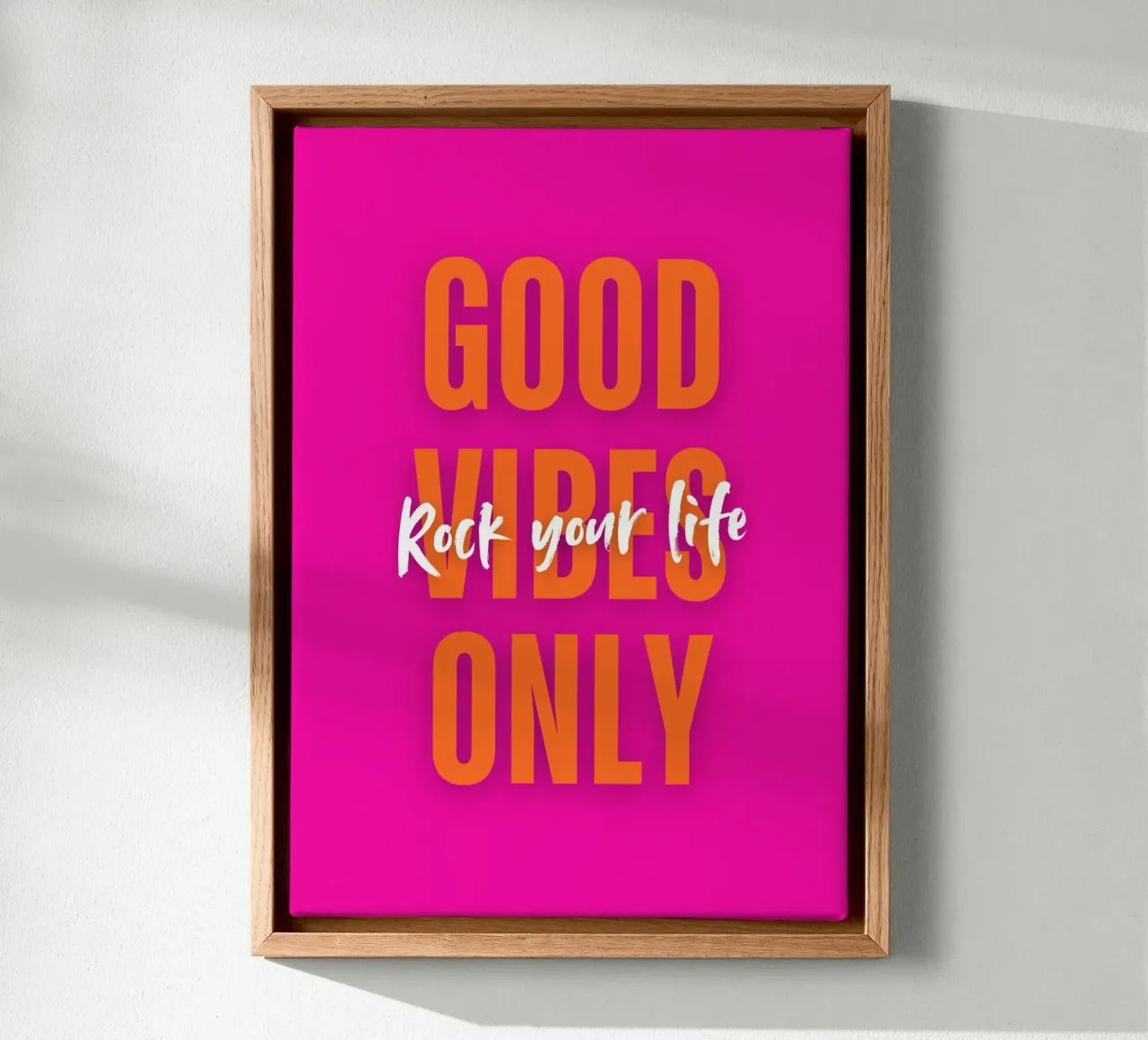 Good Vibes Only - Rock your life tela da DigiWunderwerk